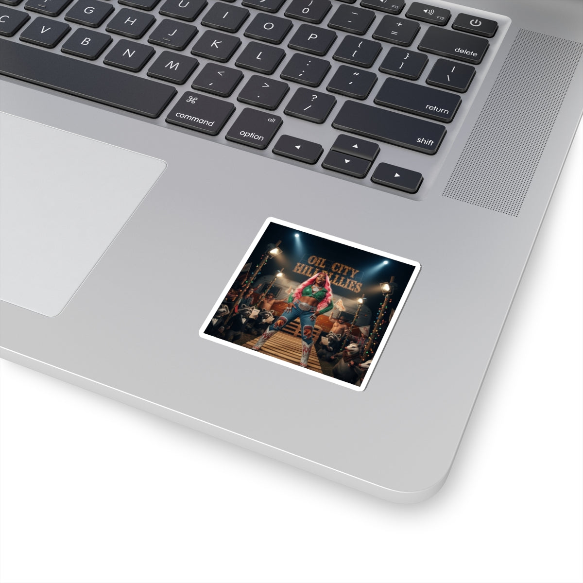 Whimsical Oil City Hillbillies Stickers for Fun Decor, Laptop Stickers, Art Stickers, Gift for Friends, Quirky Designs