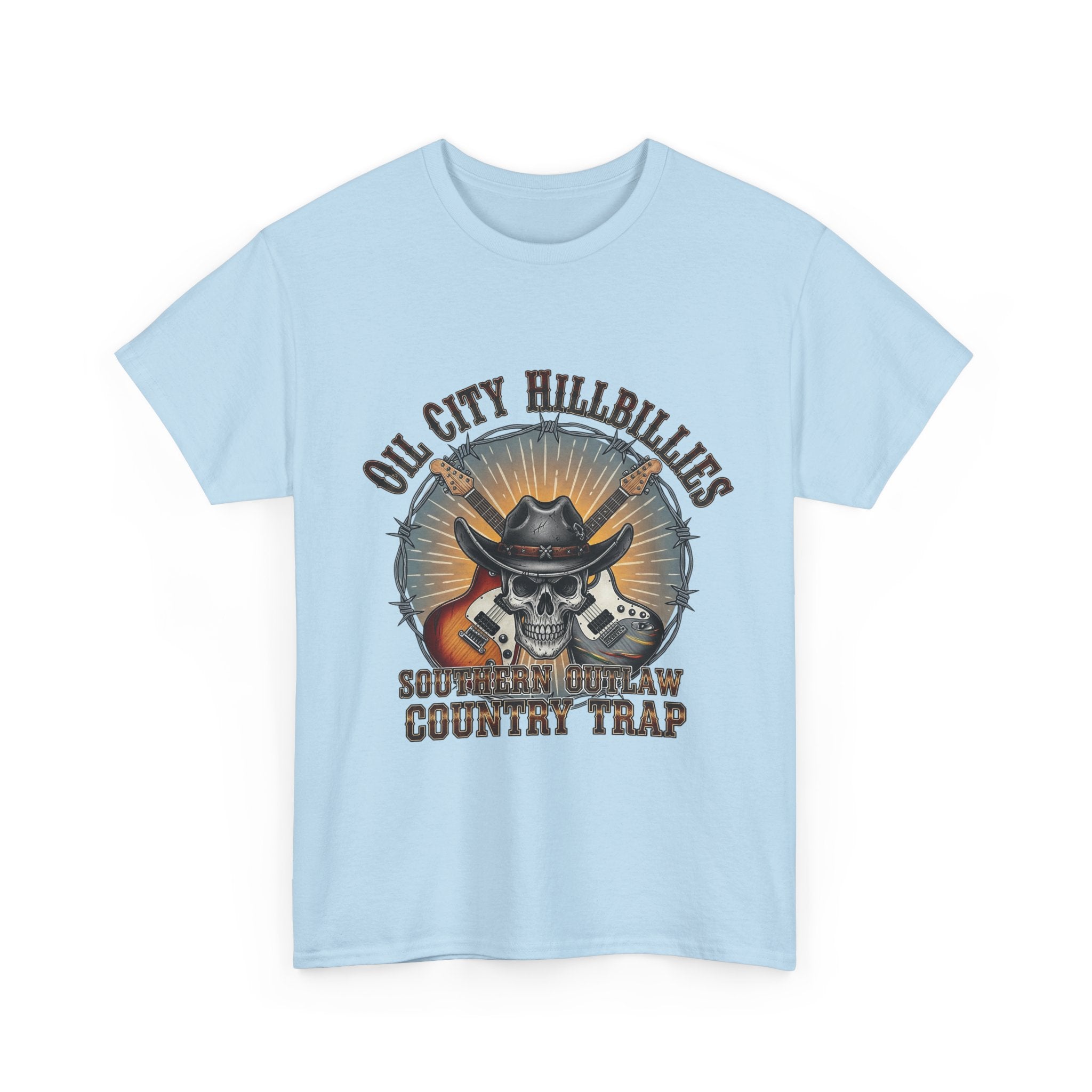 Southern Outlaw Graphic Tee | Unisex Heavy Cotton Tee for Country Music Lovers, Festival Wear, Casual Style, Gift for Him/Her