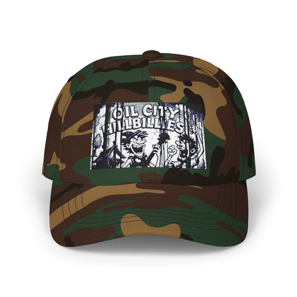 Oil City Hillbillies Vintage-Inspired Dad Cap with Graphic Design, Casual Hat for Dads, Perfect Father’s Day Gift, Relaxed Fit Cap, Summer Accessory