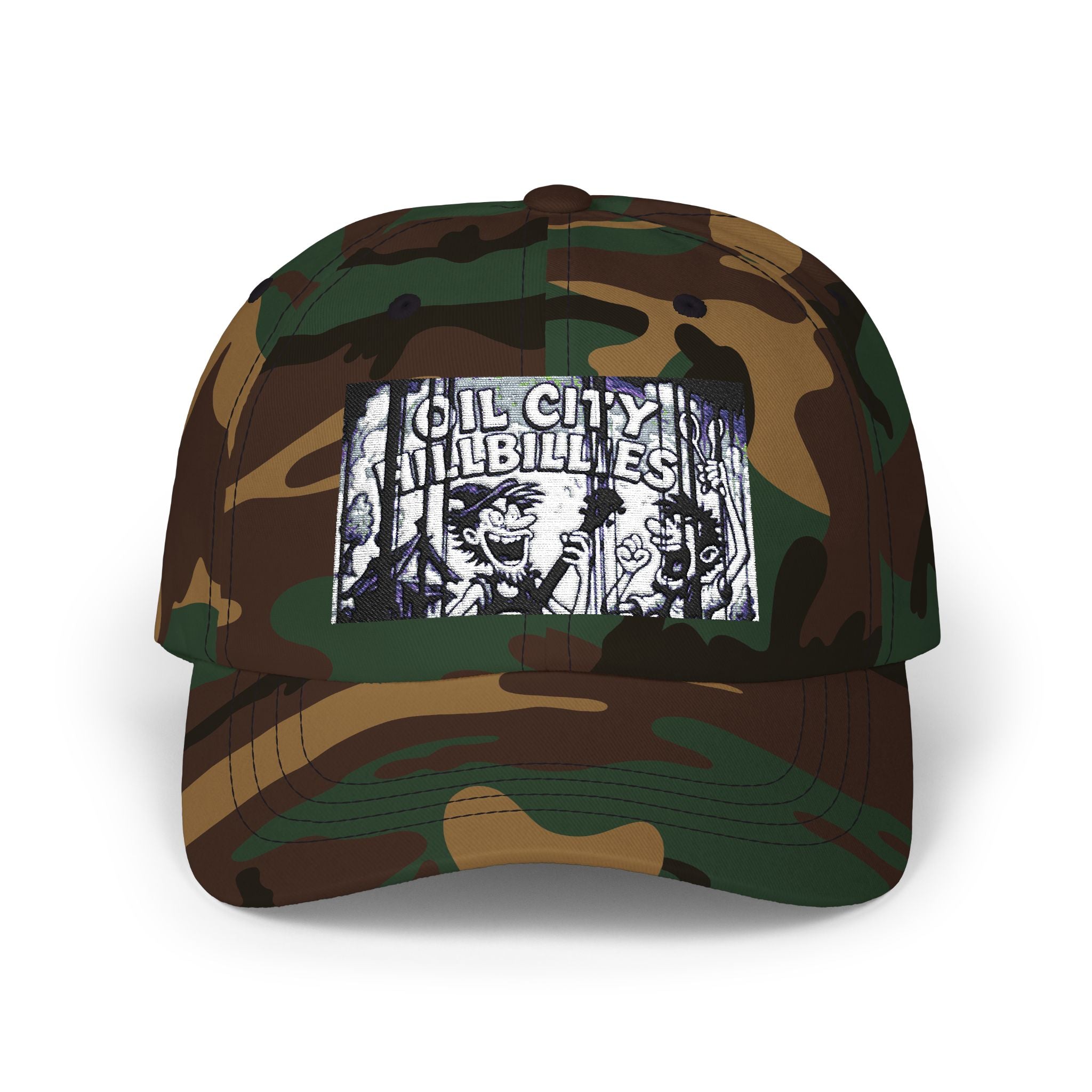 Oil City Hillbillies Vintage-Inspired Dad Cap with Graphic Design, Casual Hat for Dads, Perfect Father’s Day Gift, Relaxed Fit Cap, Summer Accessory