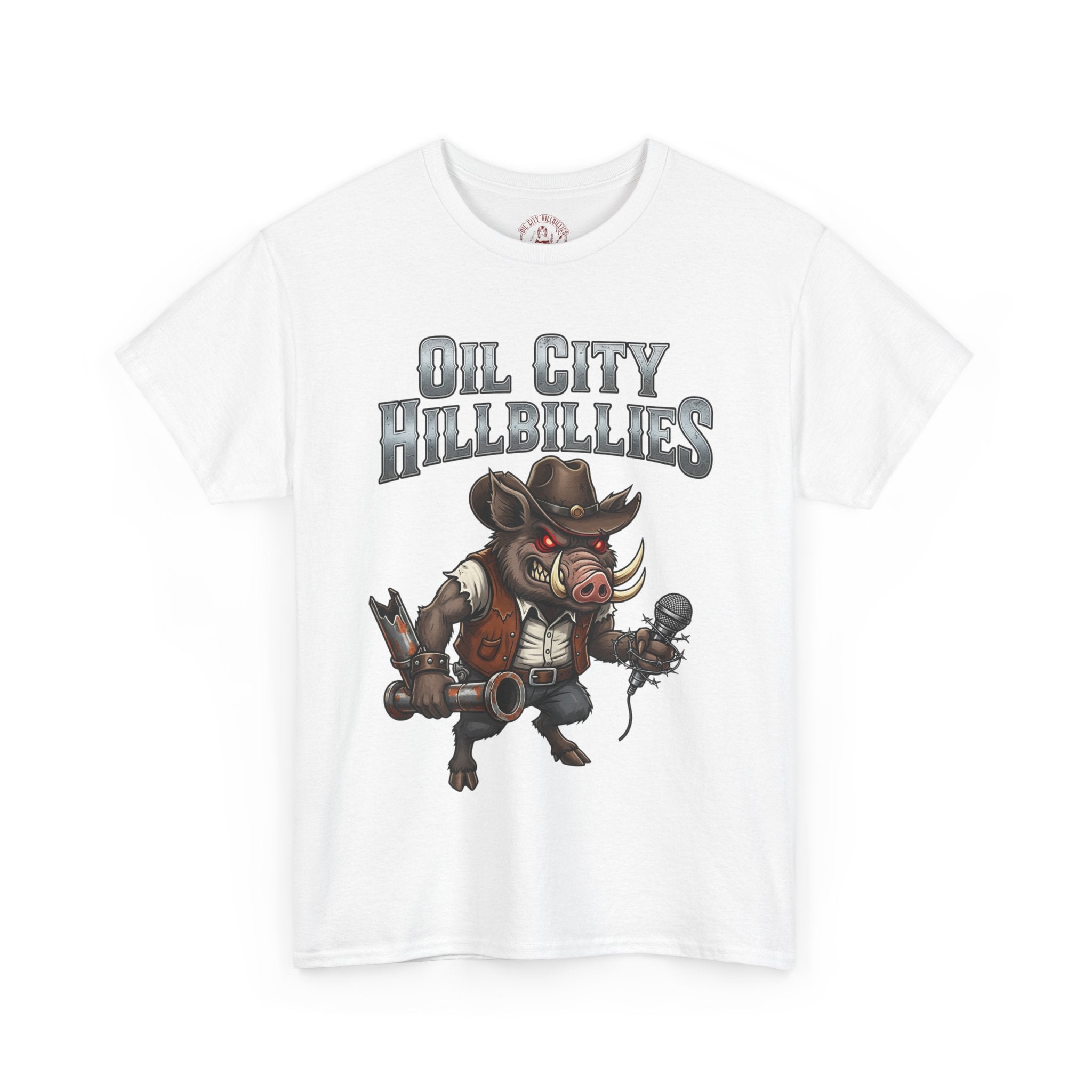 Oil City Hillbillies Unisex Tee - Country Humor Shirt, Vintage Graphic Tee, Perfect for Music Lovers, BBQ Events, Gifting, Everyday Wear