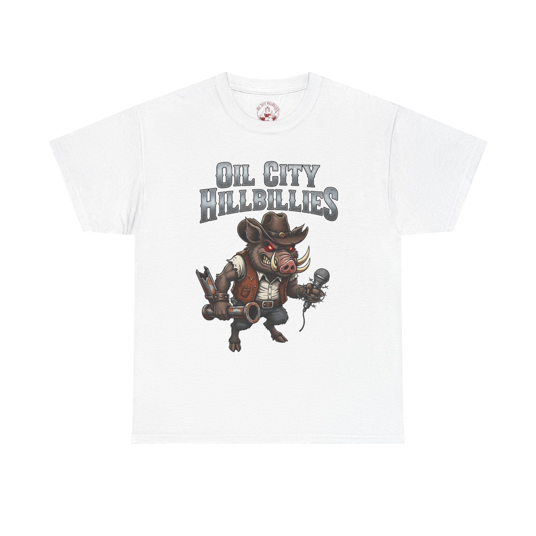 Oil City Hillbillies Unisex Tee - Country Humor Shirt, Vintage Graphic Tee, Perfect for Music Lovers, BBQ Events, Gifting, Everyday Wear