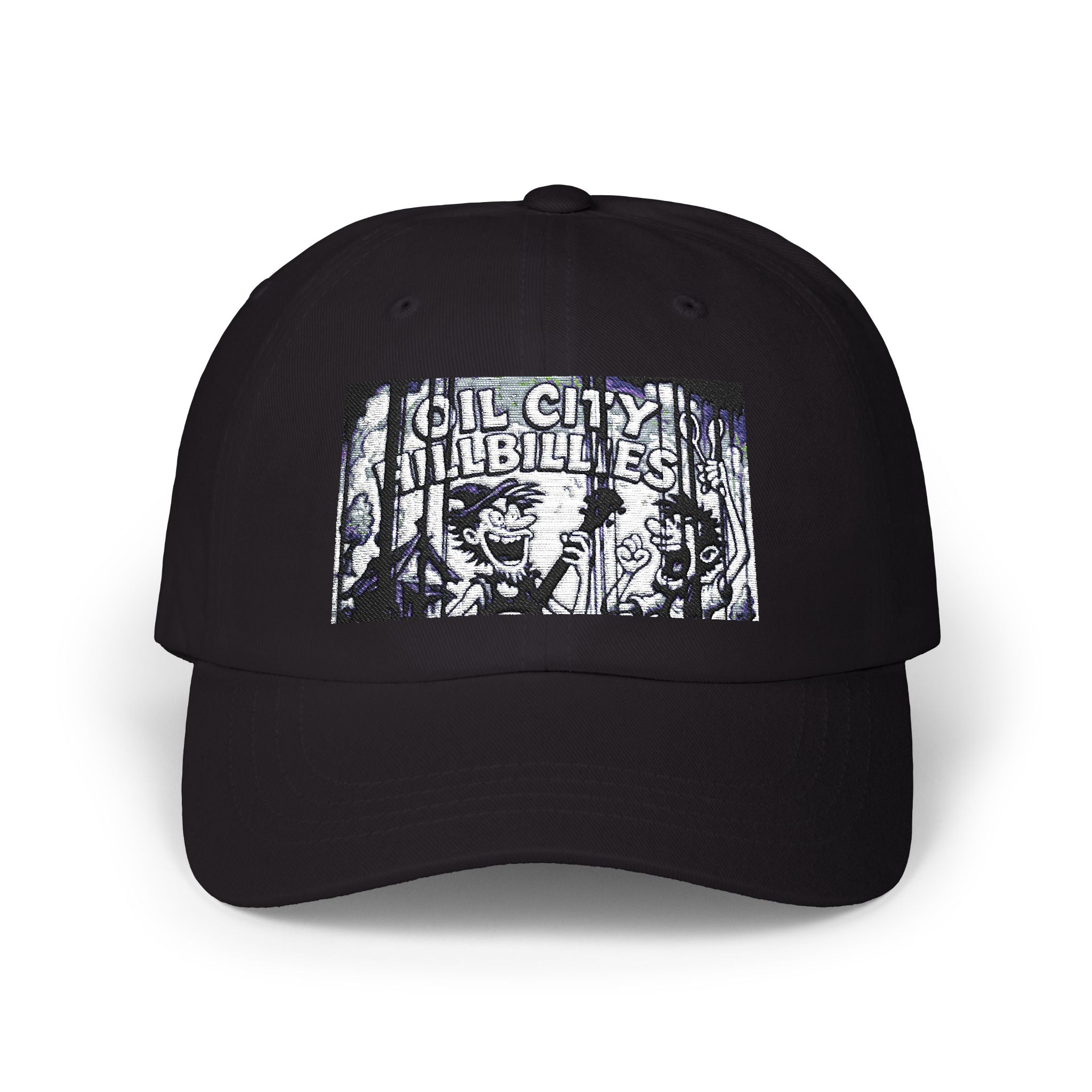 Oil City Hillbillies Vintage-Inspired Dad Cap with Graphic Design, Casual Hat for Dads, Perfect Father’s Day Gift, Relaxed Fit Cap, Summer Accessory