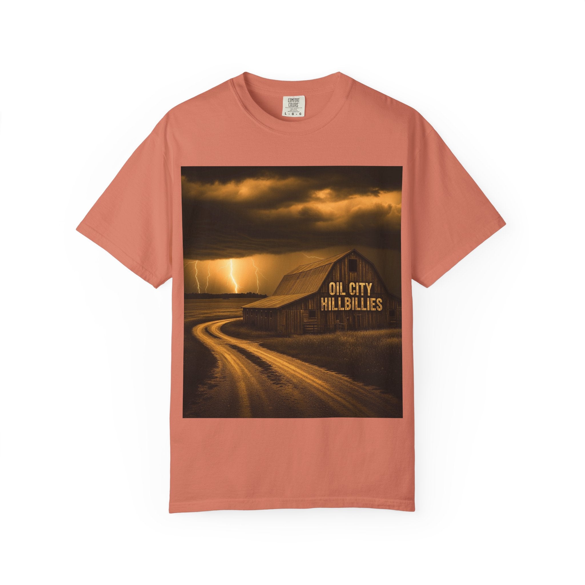 Oil City Hillbillies Vintage Graphic Tee – Unisex Outlaw Country T-Shirt, Southern Rock Band Merch, Country Concert Shirt