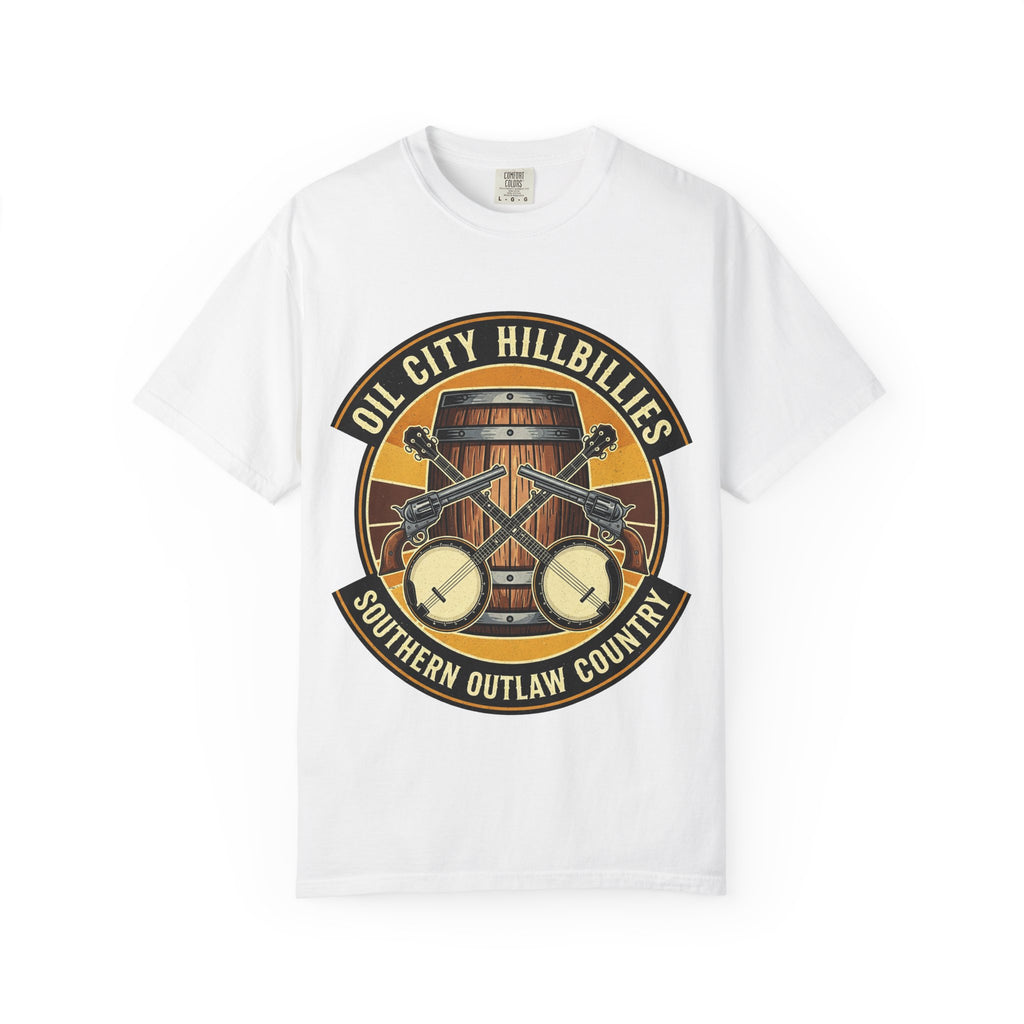 Oil City Hillbillies T-Shirt | Southern Outlaw Country Tee, Music Lover Gift, Vintage Style Shirt, Casual Outfit, Festival Apparel