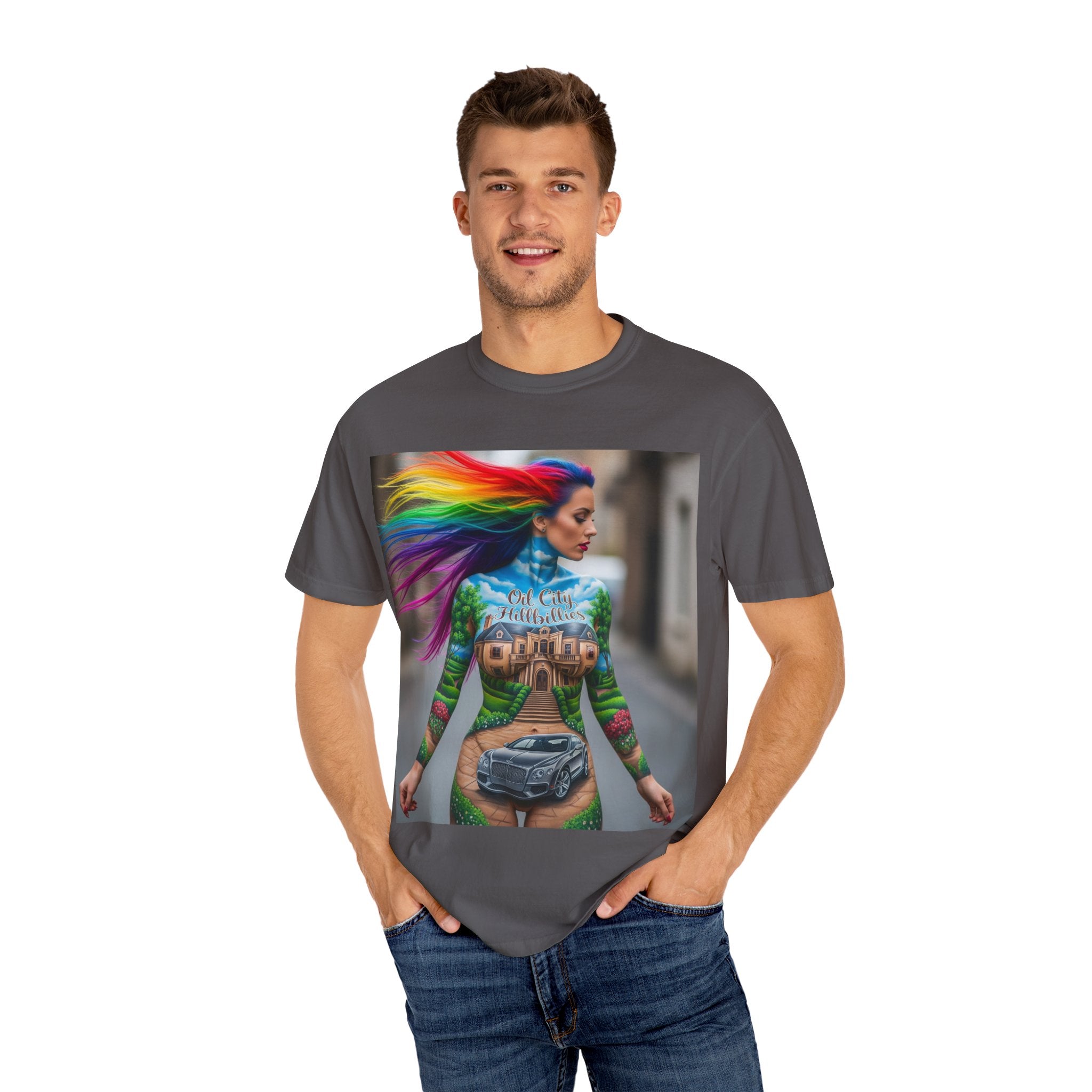 Vibrant Graphic T-Shirt for Creative Souls | Unisex Tee, Festival Wear, Casual Street Style, Gift for Art Lovers