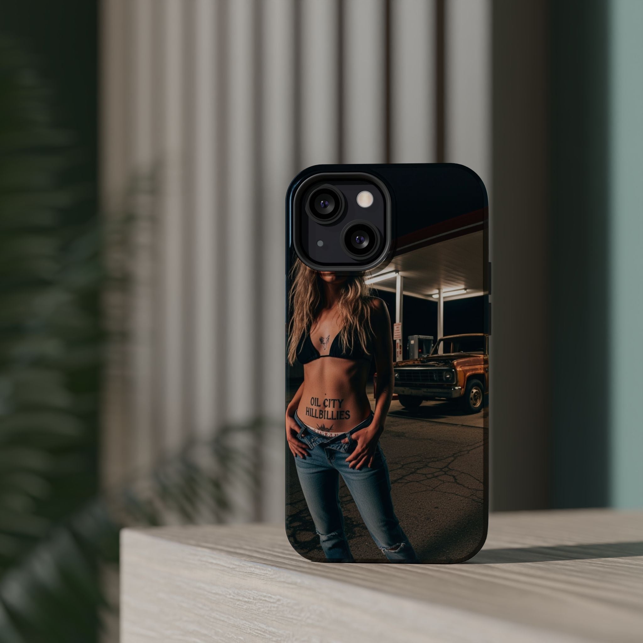 Oil City Hillbillies Magnetic Tough Cases | Personalized Phone Cover, Unique Gift for Country Lovers, Tough Cell Phone Case, Hillbilly Style