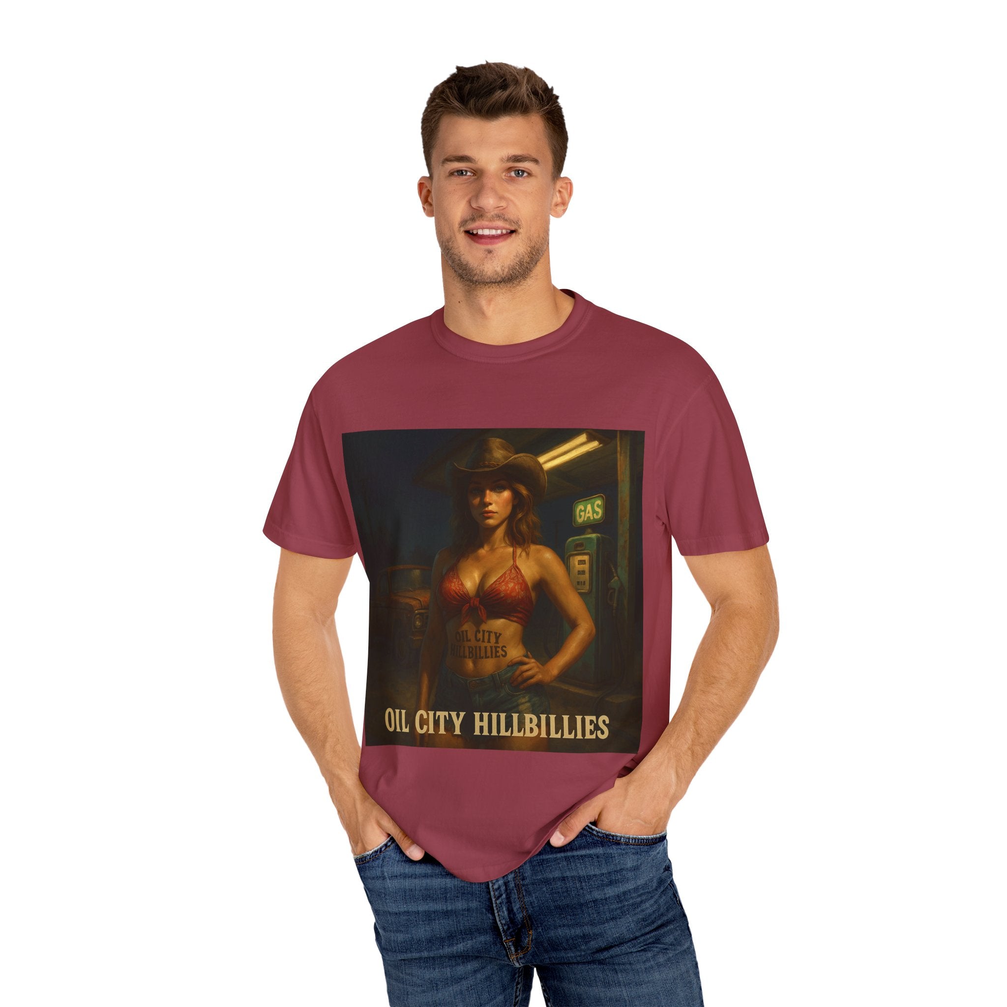 Vintage Oil City Hillbillies T-Shirt, Retro Graphic Tee for Country Lovers, Casual Wear, Music Festival Apparel, Unique Gift Idea