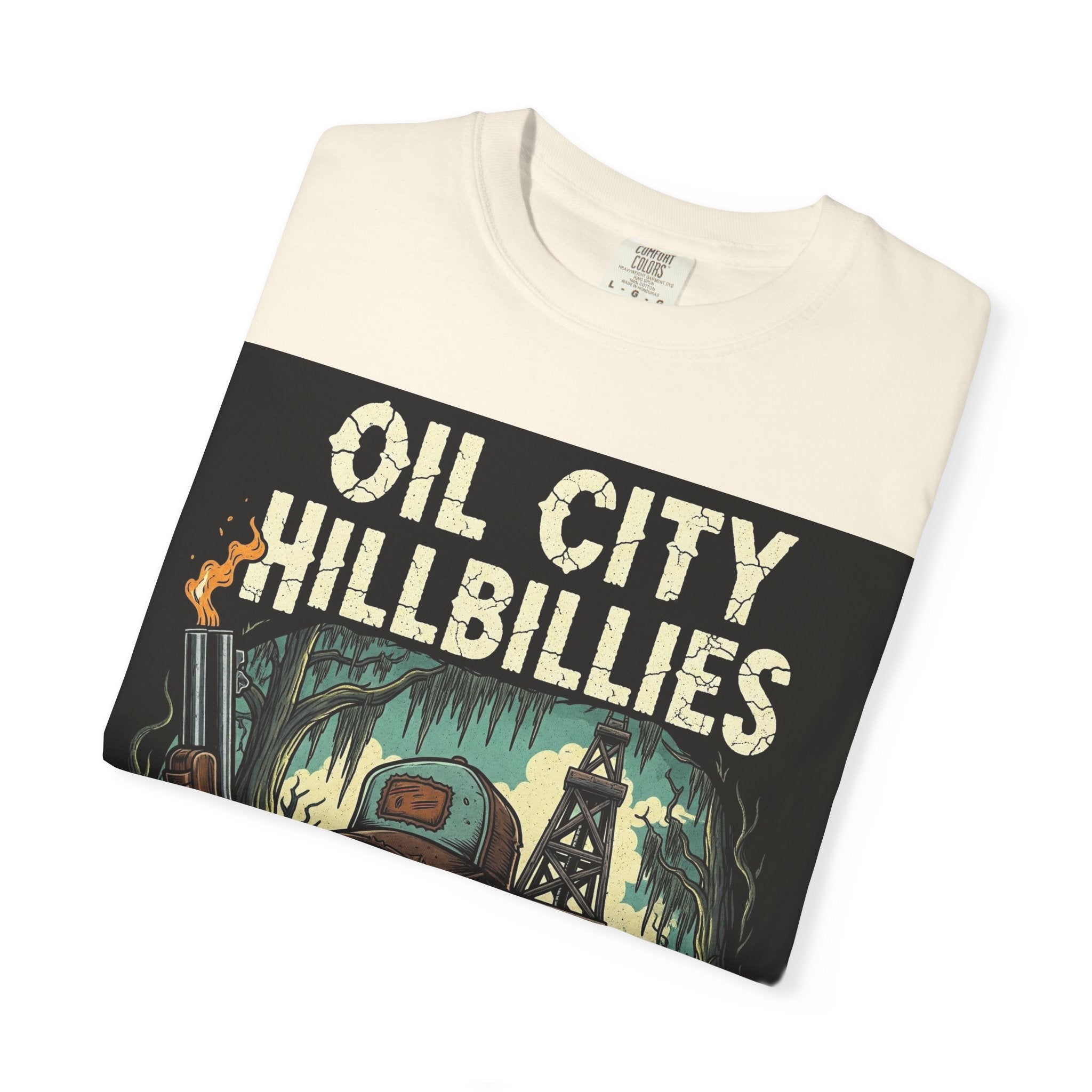 Oil City Hillbillies Unisex T-Shirt – Vintage Graphic Tee, Funny Gift, Casual Wear, Festive Party Shirt, 90s Nostalgia Style