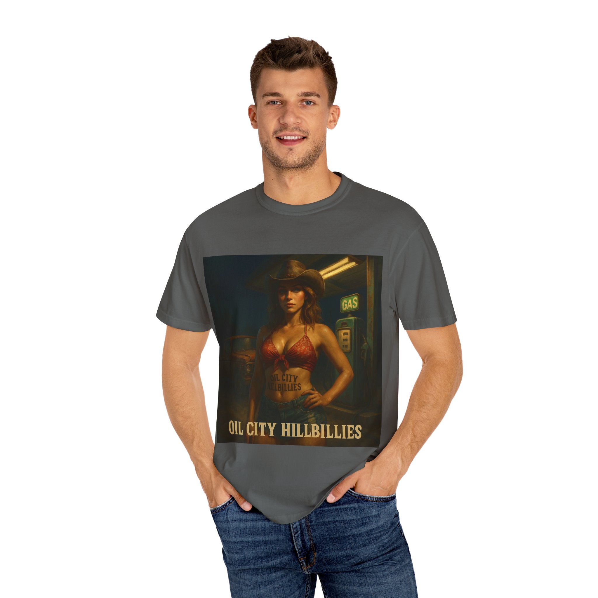 Vintage Oil City Hillbillies T-Shirt, Retro Graphic Tee for Country Lovers, Casual Wear, Music Festival Apparel, Unique Gift Idea