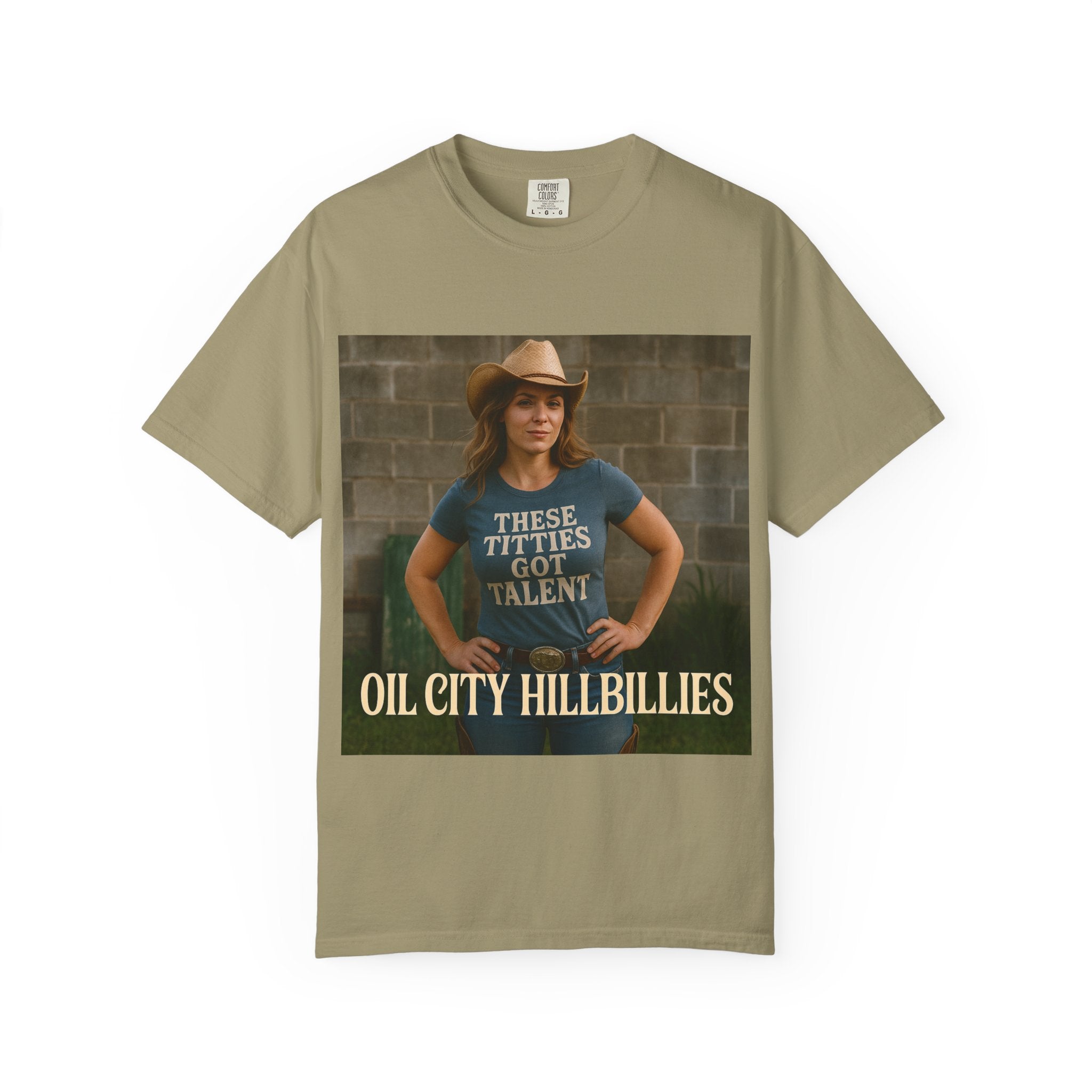 Oil City Hillbillies Unisex Garment-Dyed T-Shirt, Funny Country Shirt, Gift for Country Lovers, Unique Humor Tee, Casual Farm Style Apparel