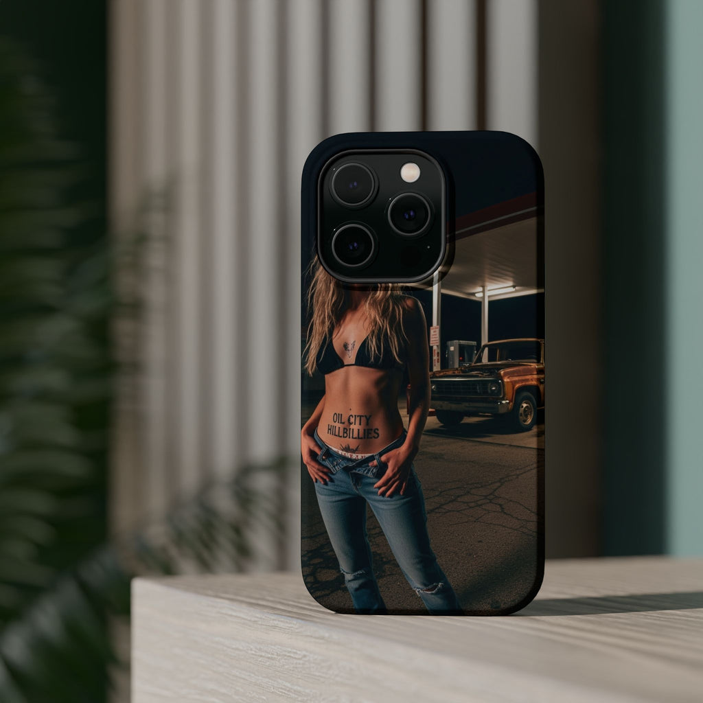 Oil City Hillbillies Magnetic Tough Cases | Personalized Phone Cover, Unique Gift for Country Lovers, Tough Cell Phone Case, Hillbilly Style