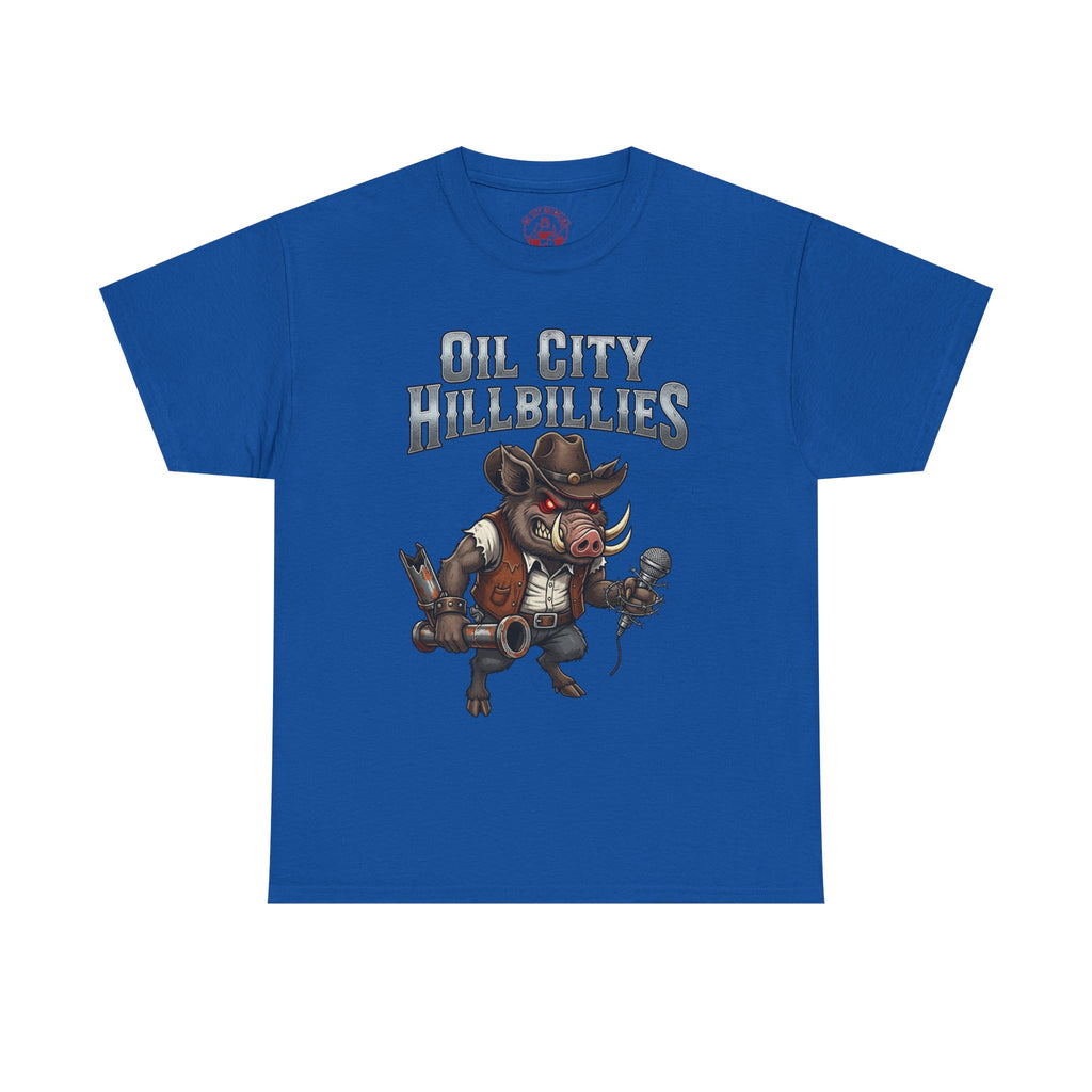 Oil City Hillbillies Unisex Tee - Country Humor Shirt, Vintage Graphic Tee, Perfect for Music Lovers, BBQ Events, Gifting, Everyday Wear