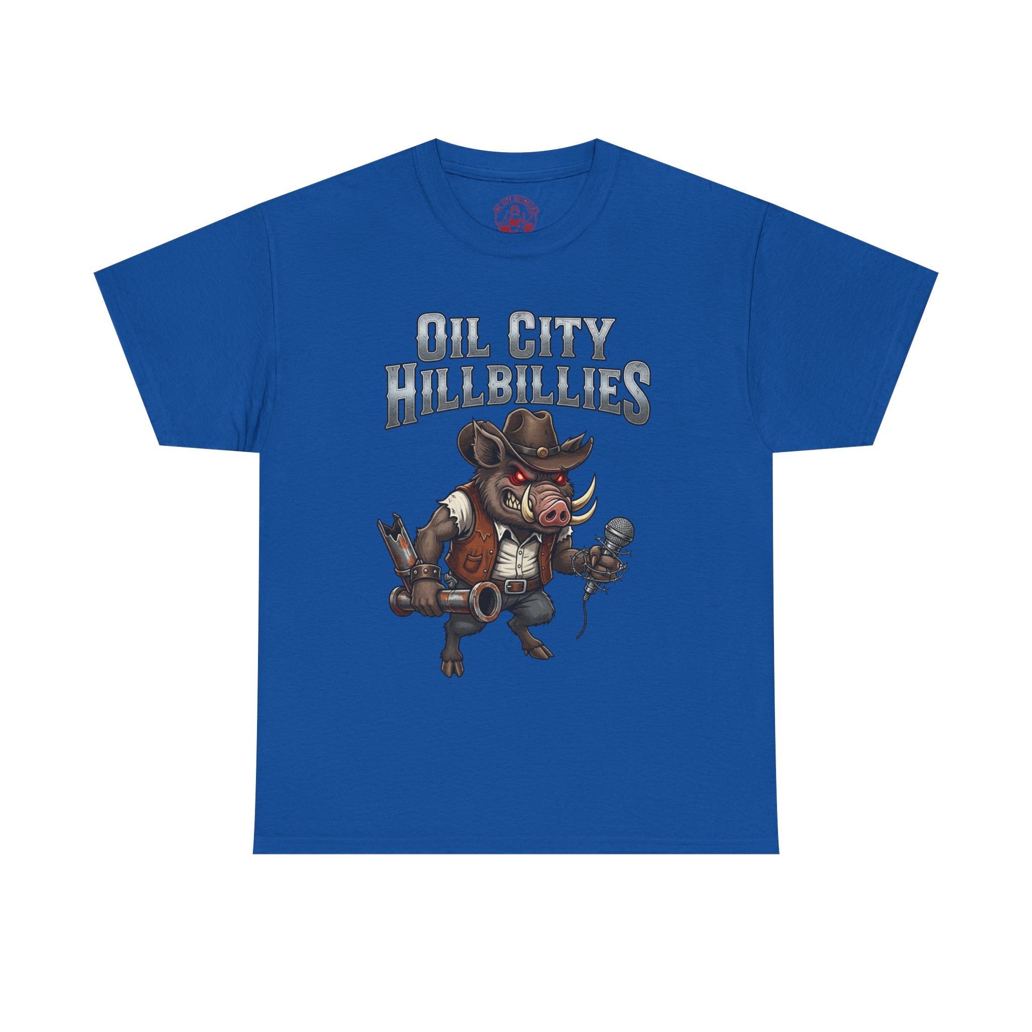Oil City Hillbillies Unisex Tee - Country Humor Shirt, Vintage Graphic Tee, Perfect for Music Lovers, BBQ Events, Gifting, Everyday Wear