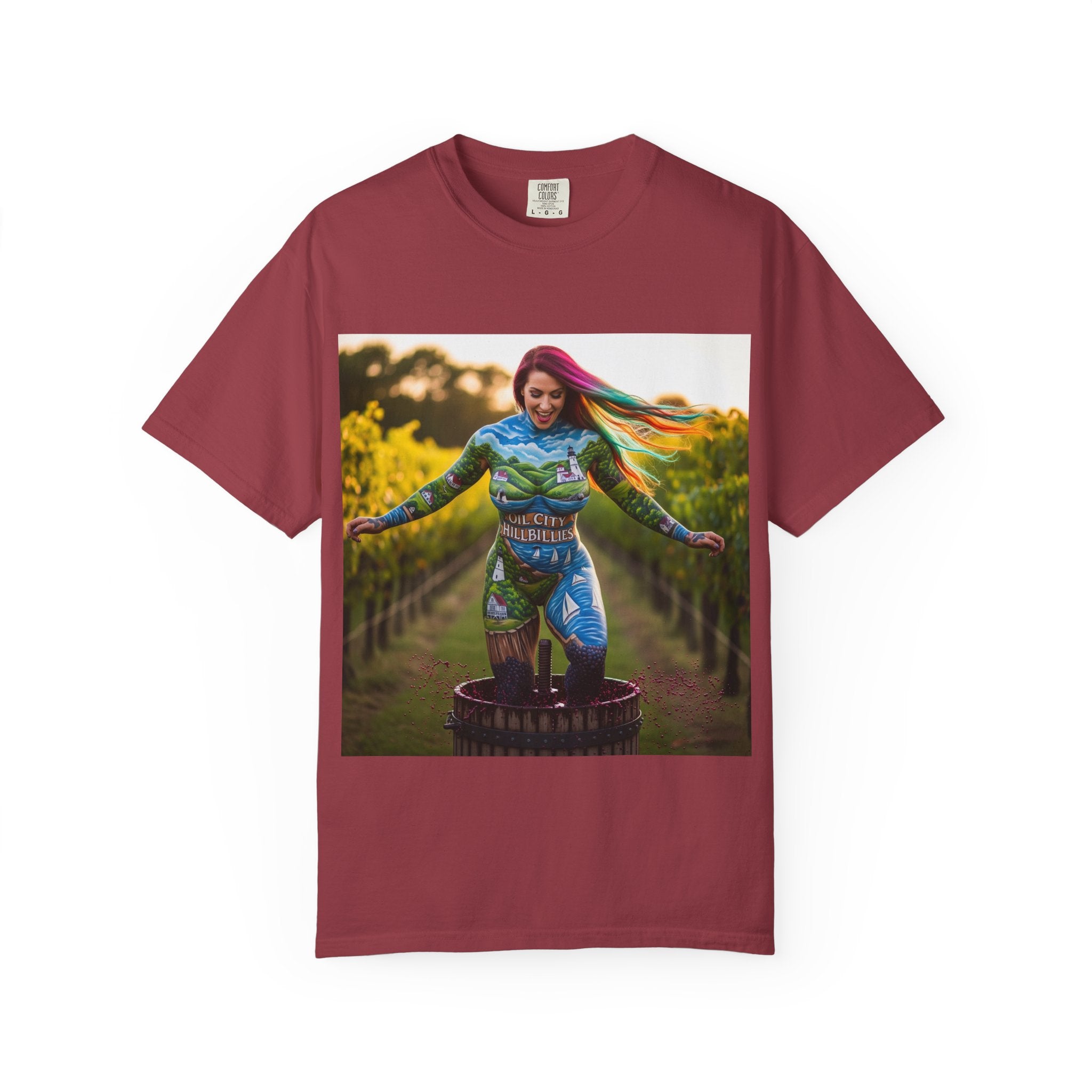 Vibrant Art T-Shirt, Colorful Graphic Tee, Eco-Friendly Cotton Shirt, Unique Gift for Art Lovers, Festival Wear, Casual Everyday Top