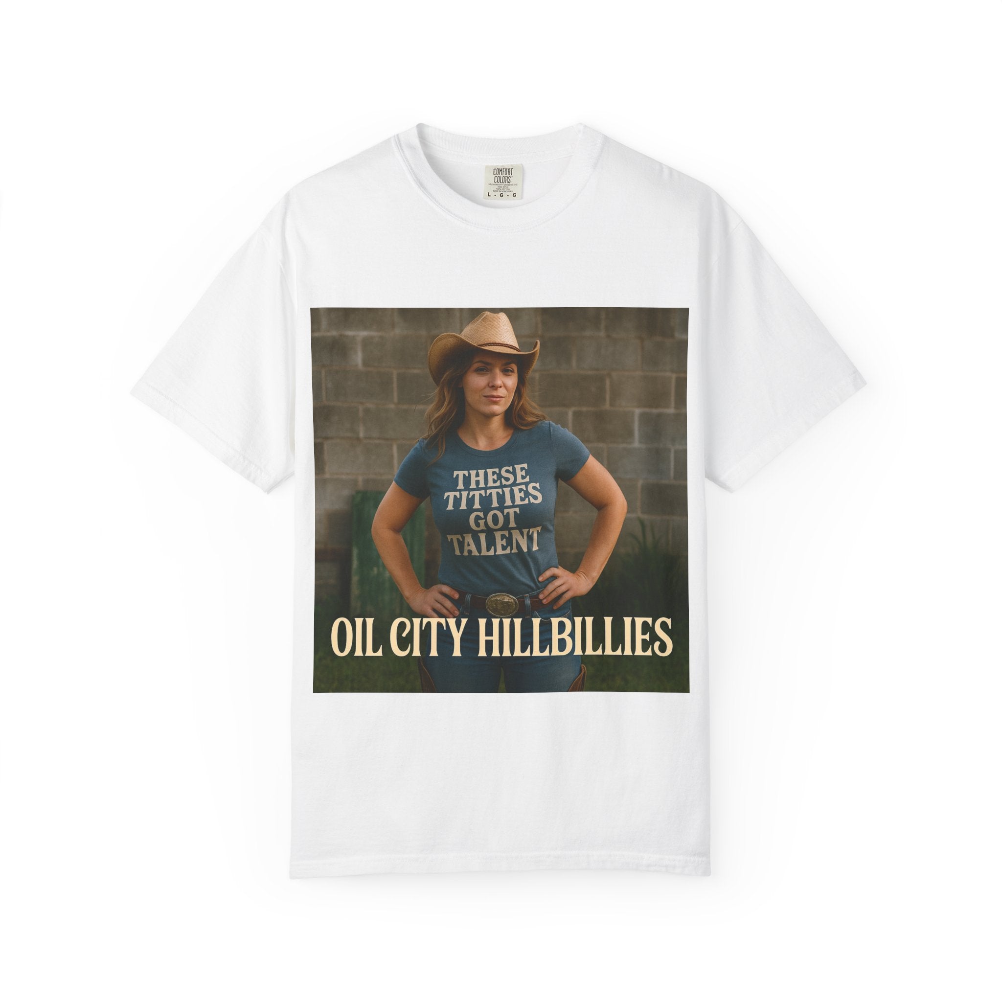 Oil City Hillbillies Unisex Garment-Dyed T-Shirt, Funny Country Shirt, Gift for Country Lovers, Unique Humor Tee, Casual Farm Style Apparel