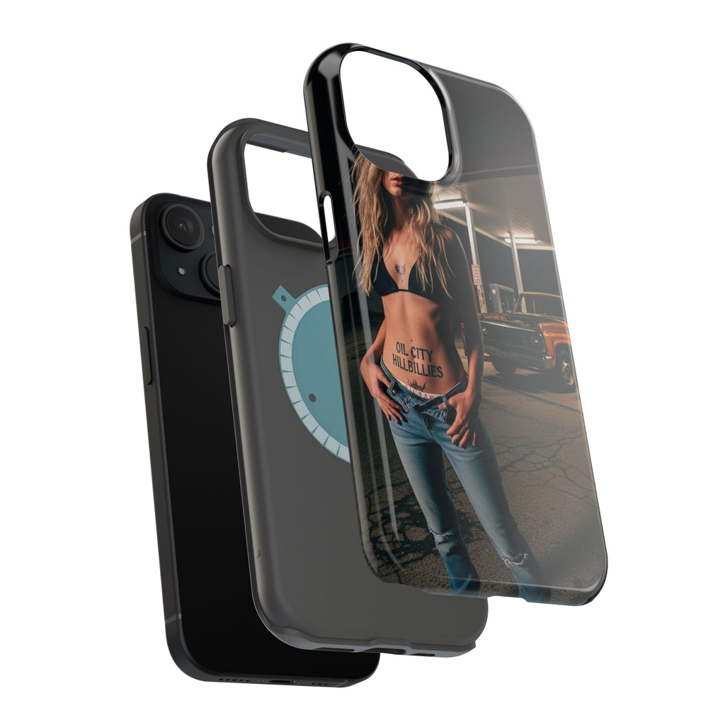 Oil City Hillbillies Magnetic Tough Cases | Personalized Phone Cover, Unique Gift for Country Lovers, Tough Cell Phone Case, Hillbilly Style