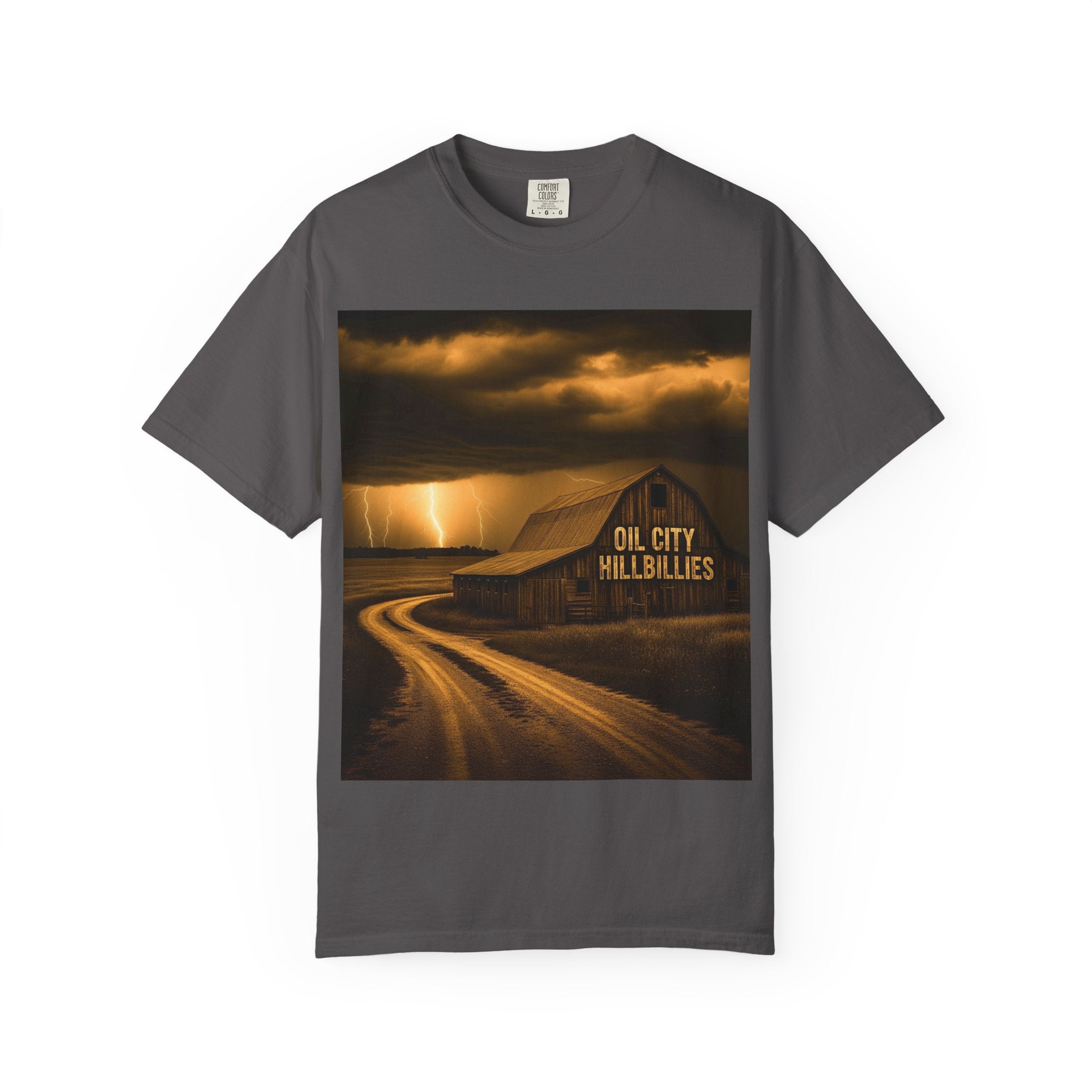 Oil City Hillbillies Vintage Graphic Tee – Unisex Outlaw Country T-Shirt, Southern Rock Band Merch, Country Concert Shirt