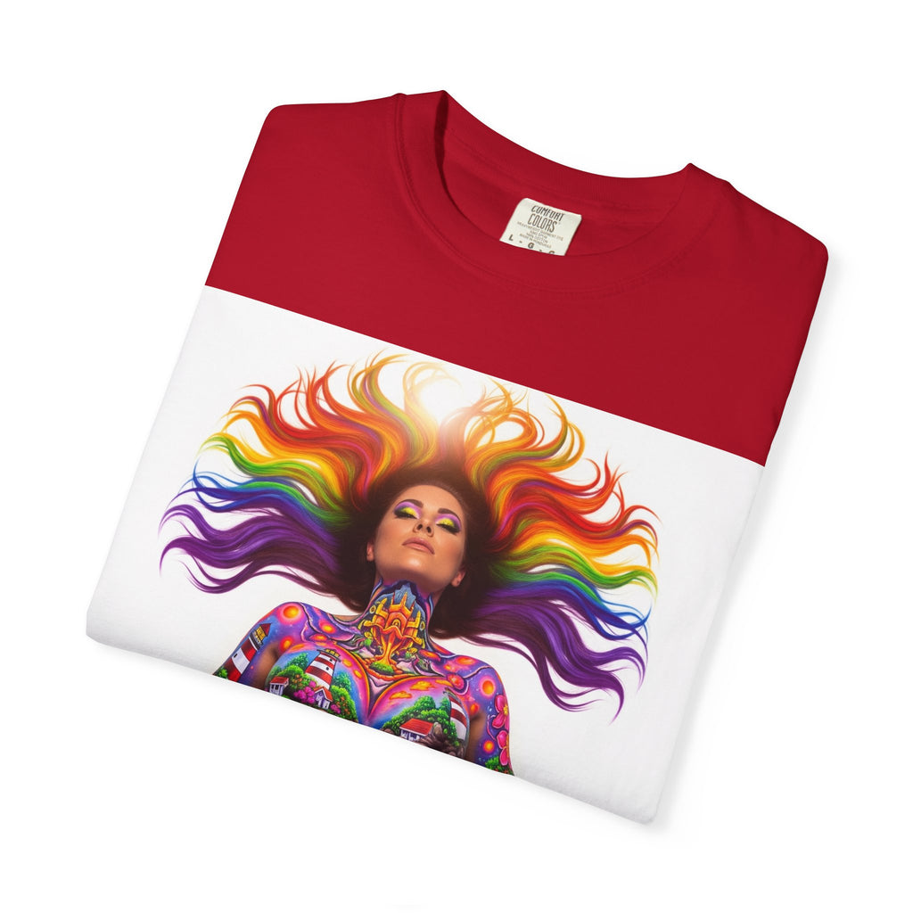 Oil City Hillbillies Full Body Art – Colorful Empowerment T-Shirt, Vibrant Art Tee, Unisex Graphic Shirt, Festival Wear, Pride Apparel, Gift for Artists