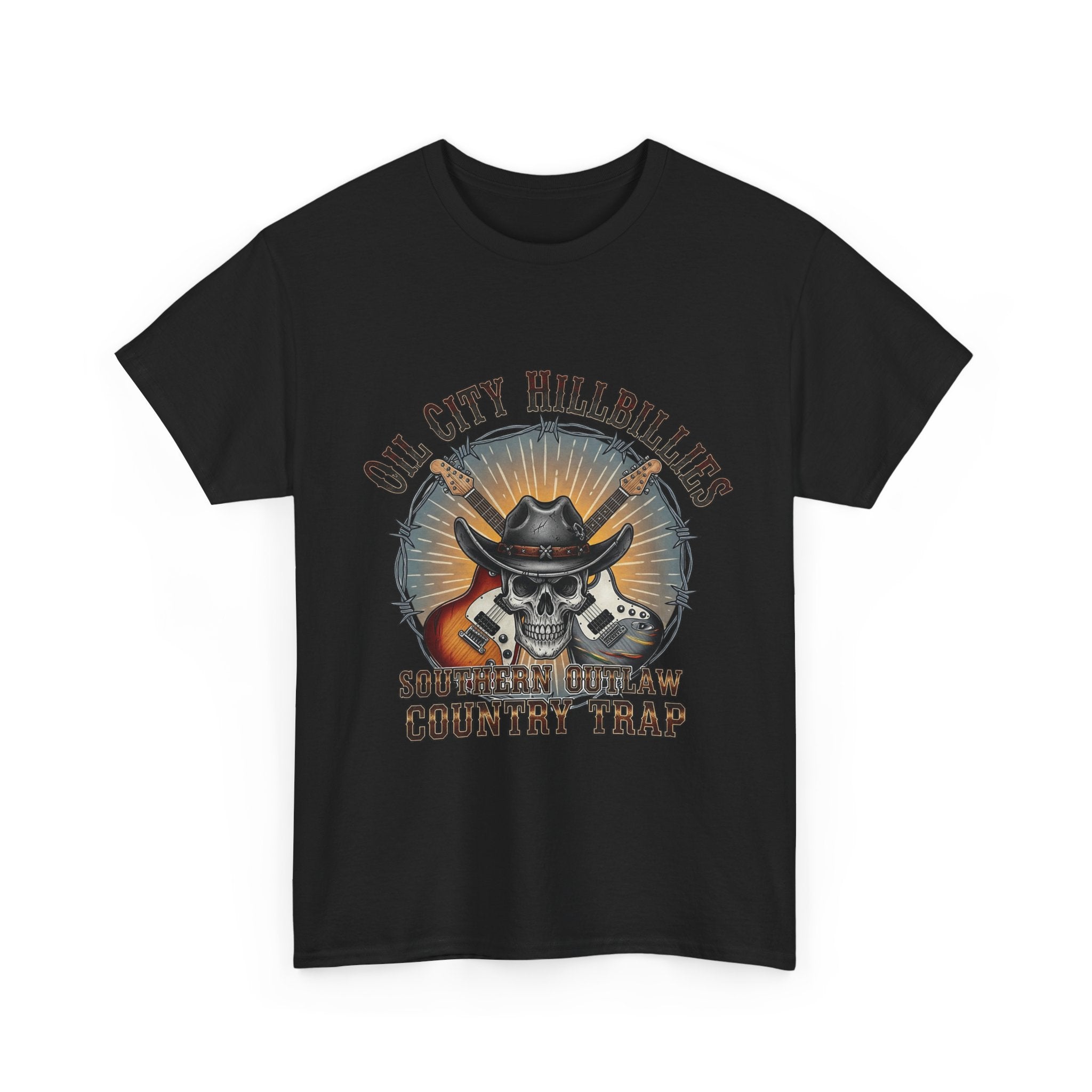 Southern Outlaw Graphic Tee | Unisex Heavy Cotton Tee for Country Music Lovers, Festival Wear, Casual Style, Gift for Him/Her