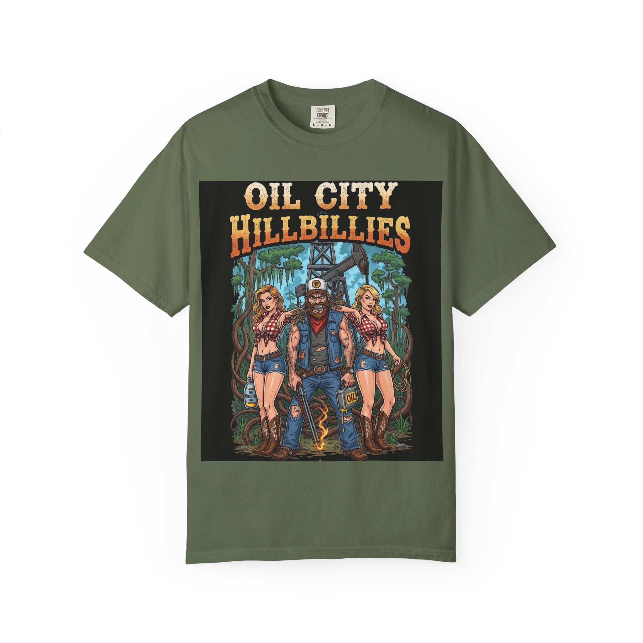 Vintage Graphic Tee – Oil City Hillbillies Shirt, Unisex T-Shirt, Casual Wear, Festival Outfit, Southern Pride Apparel