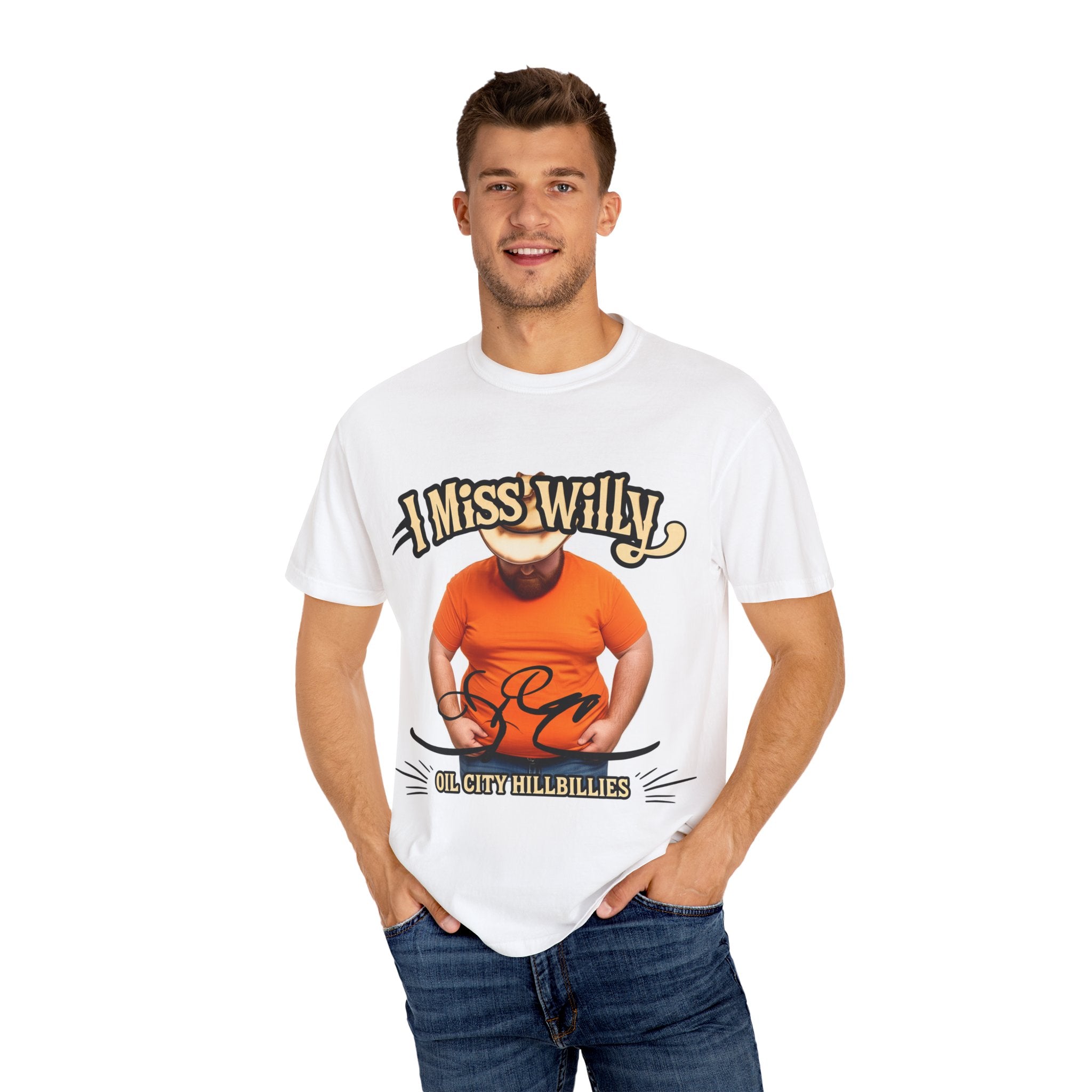I Miss Willy Unisex T-Shirt, Vintage Style Tee, Funny Gift, Casual Wear, Hillbilly Humor Shirt, Great for Outdoor Gatherings
