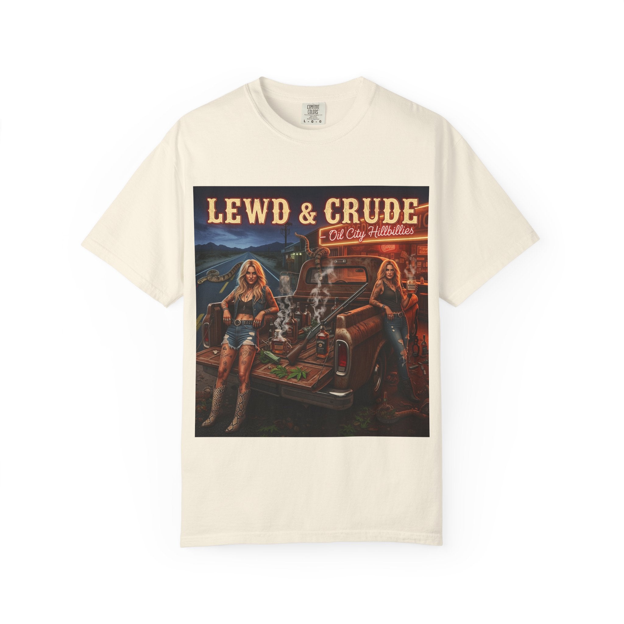 Vintage-Inspired Oil City Hillbillies Graphic Tee, Retro T-Shirt for Southern Outlaws, Perfect Gift for Birthdays, Parties, or Everyday Wear