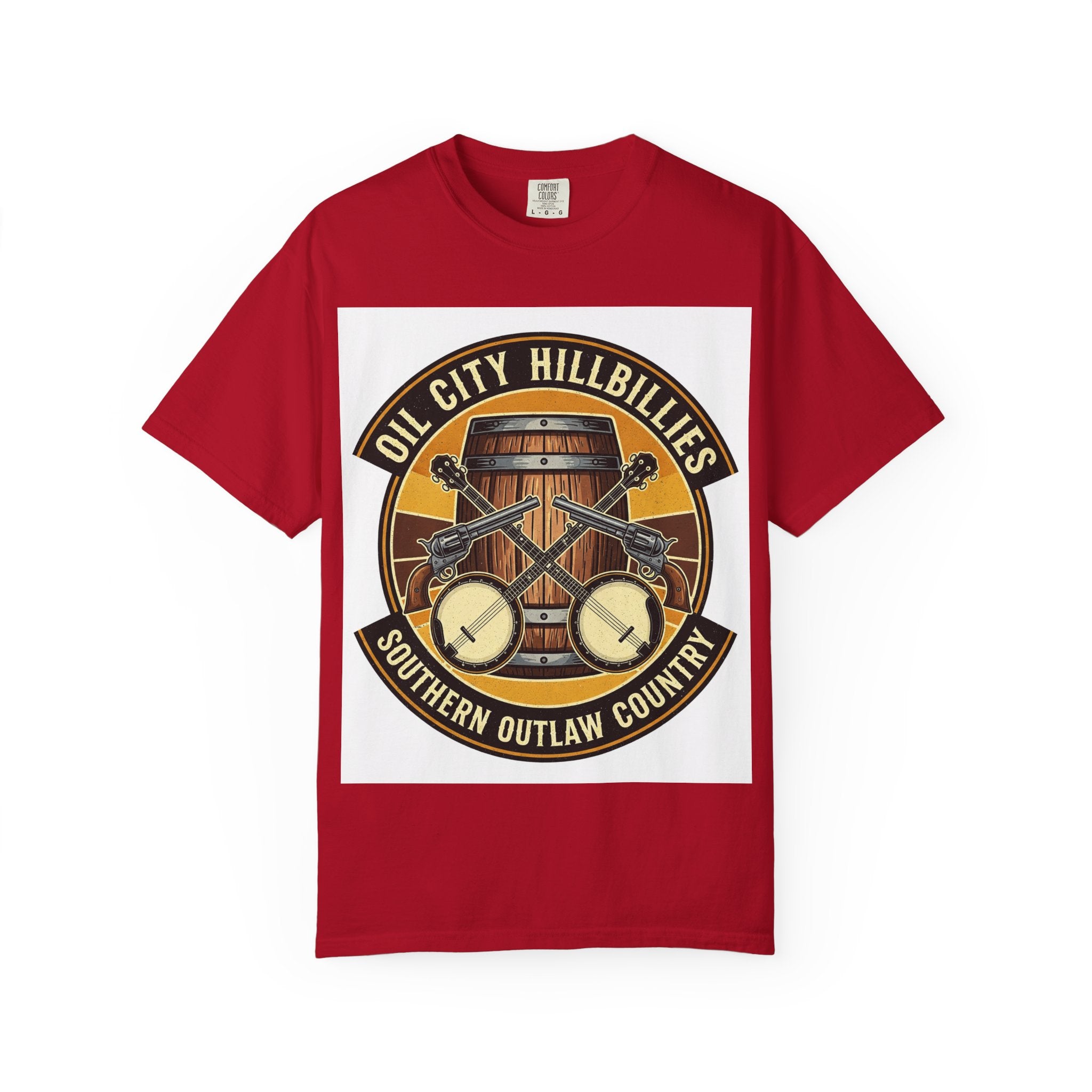 Oil City Hillbillies T-Shirt | Southern Outlaw Country Tee, Music Lover Gift, Vintage Style Shirt, Casual Outfit, Festival Apparel
