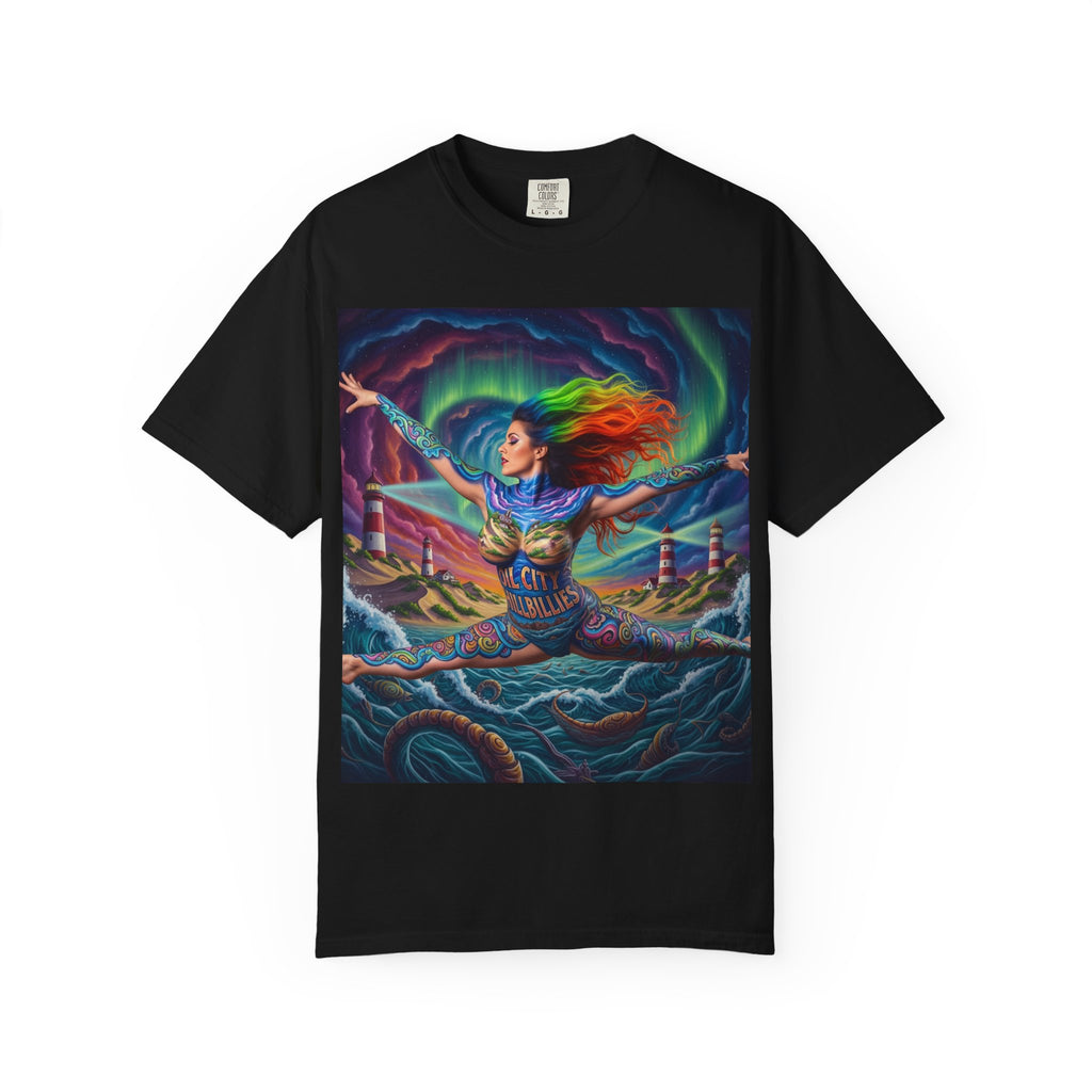 Oil City Hillbillies Colorful Spirit Unisex T-Shirt, Artistic Graphic Tee, Casual Wear, Gift for Art Lovers, Summer Festival Fashion
