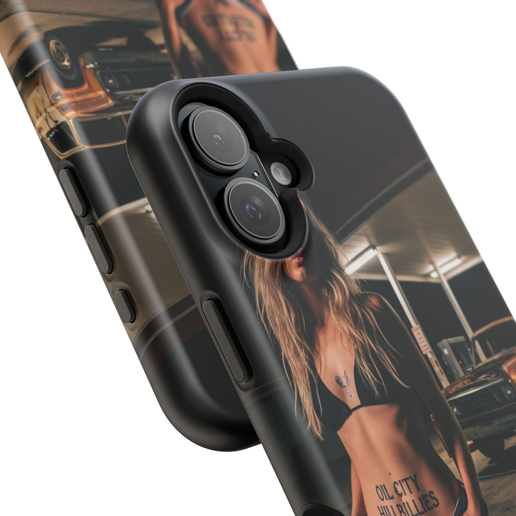 Oil City Hillbillies Magnetic Tough Cases | Personalized Phone Cover, Unique Gift for Country Lovers, Tough Cell Phone Case, Hillbilly Style