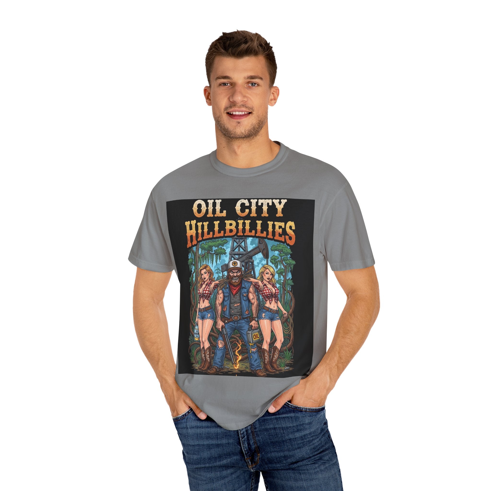 Vintage Graphic Tee – Oil City Hillbillies Shirt, Unisex T-Shirt, Casual Wear, Festival Outfit, Southern Pride Apparel