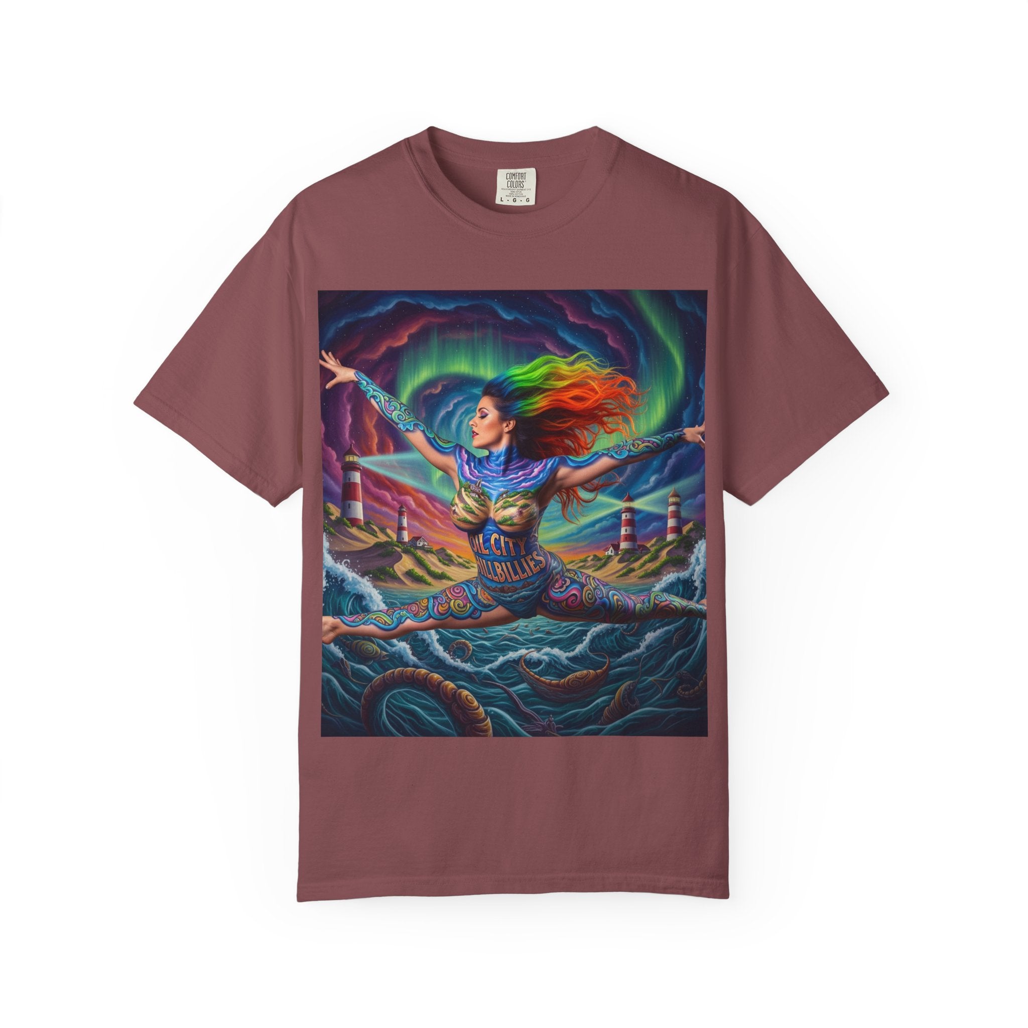 Oil City Hillbillies Colorful Spirit Unisex T-Shirt, Artistic Graphic Tee, Casual Wear, Gift for Art Lovers, Summer Festival Fashion