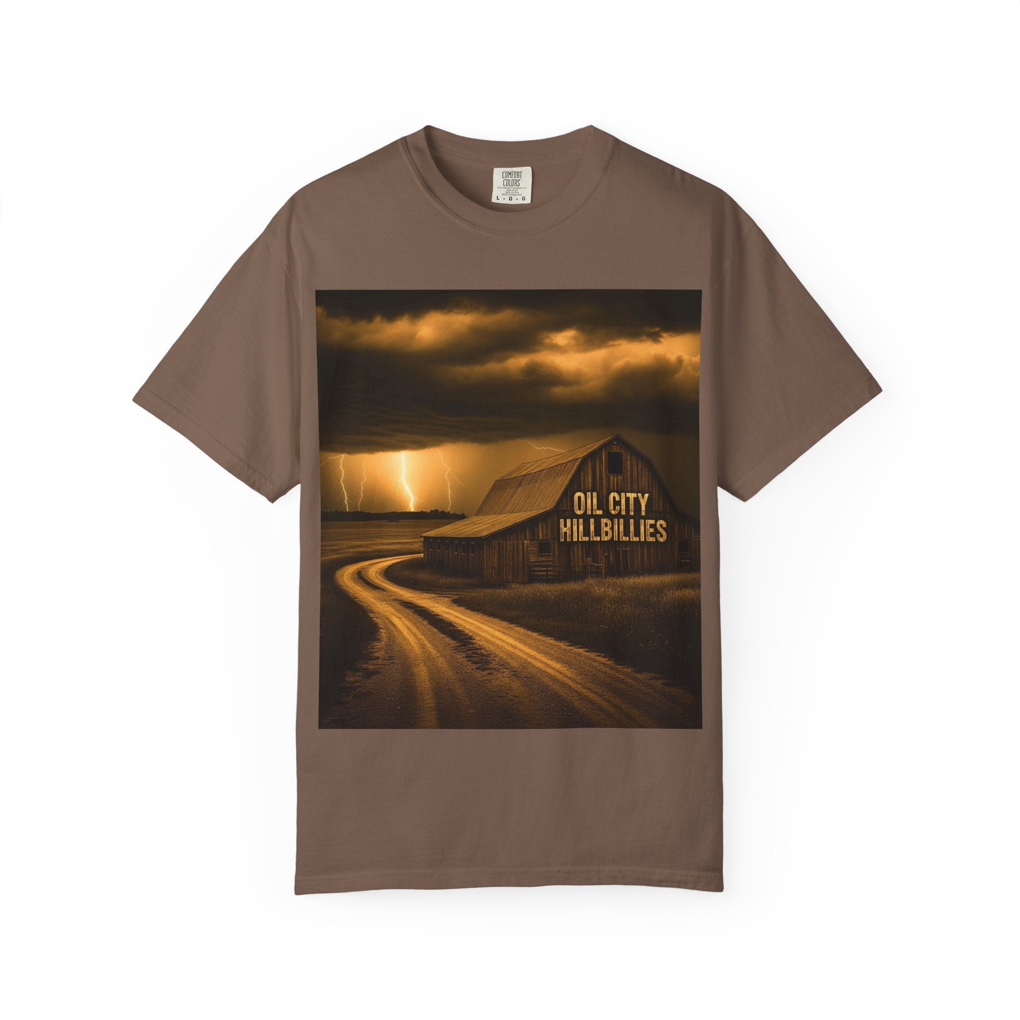 Oil City Hillbillies Vintage Graphic Tee – Unisex Outlaw Country T-Shirt, Southern Rock Band Merch, Country Concert Shirt
