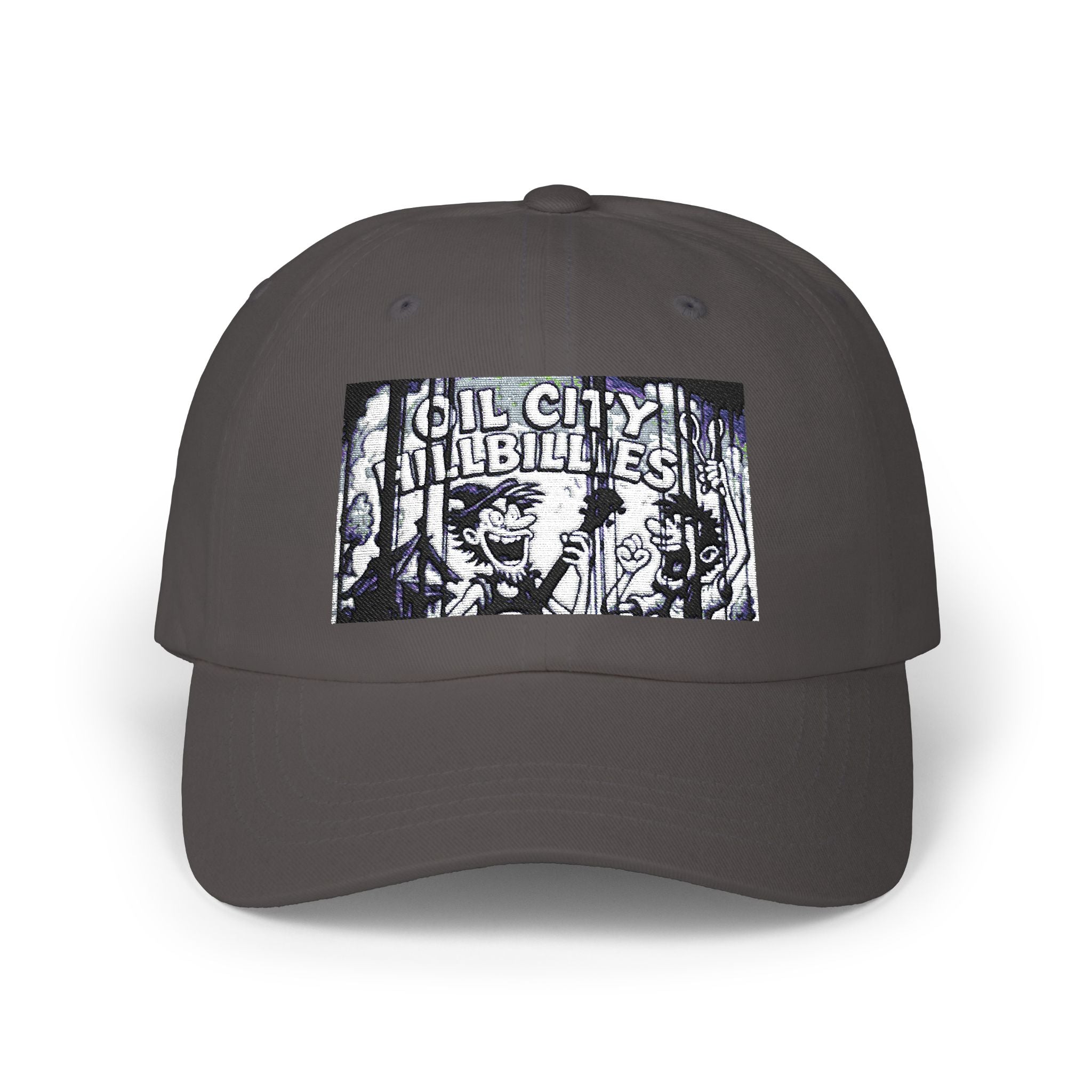 Oil City Hillbillies Vintage-Inspired Dad Cap with Graphic Design, Casual Hat for Dads, Perfect Father’s Day Gift, Relaxed Fit Cap, Summer Accessory