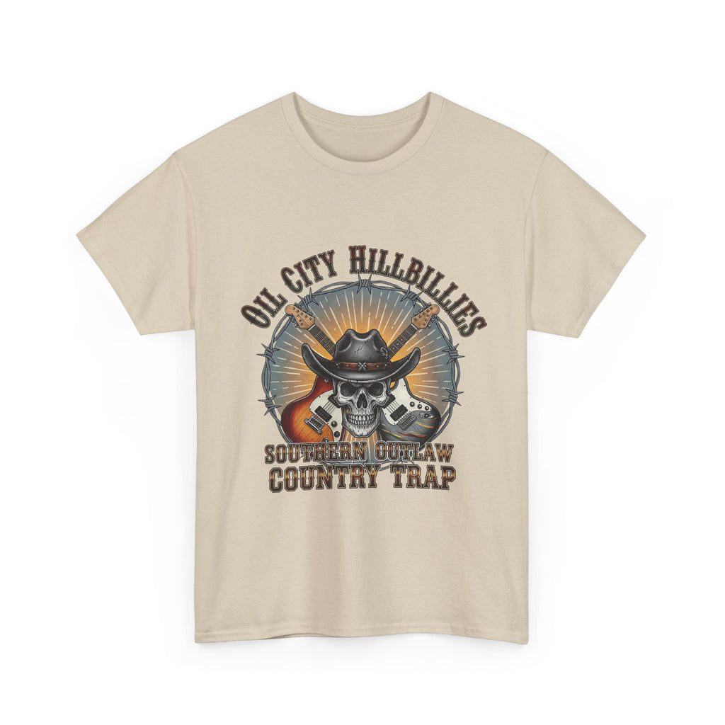 Southern Outlaw Graphic Tee | Unisex Heavy Cotton Tee for Country Music Lovers, Festival Wear, Casual Style, Gift for Him/Her