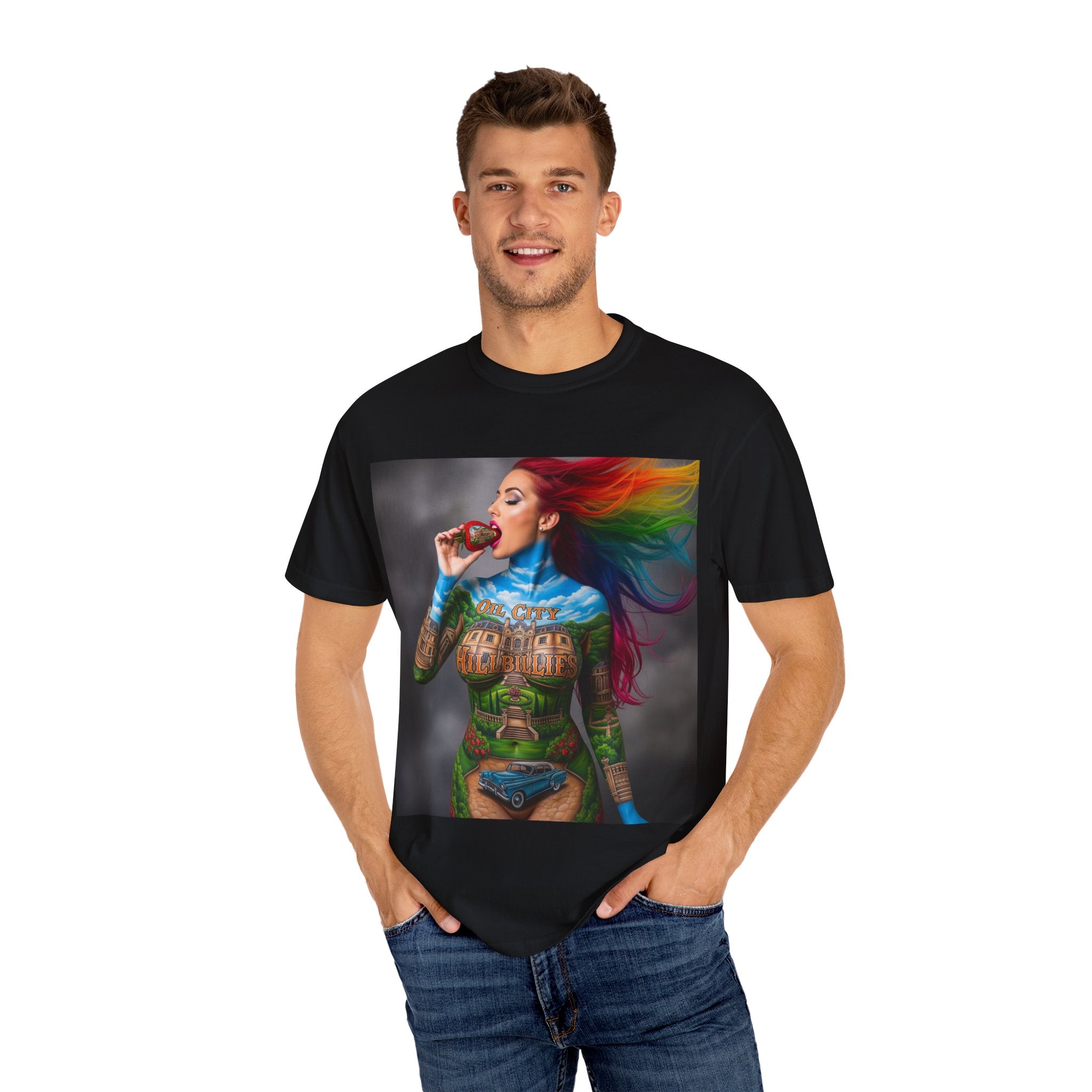 Vibrant Art-Inspired Unisex T-Shirt, Unique Graphic Tee for Art Lovers, Colorful Casual Wear, Gift for Creative Souls, Festival Clothing