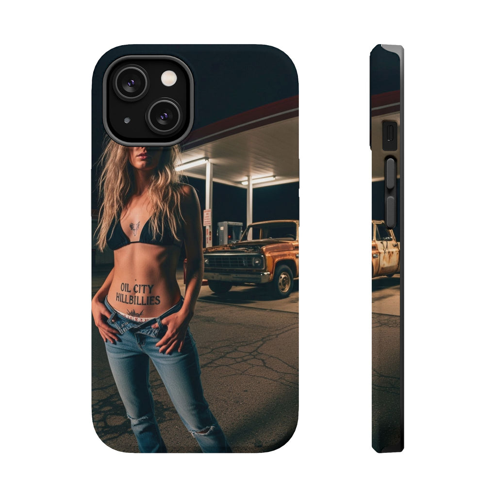 Oil City Hillbillies Magnetic Tough Cases | Personalized Phone Cover, Unique Gift for Country Lovers, Tough Cell Phone Case, Hillbilly Style
