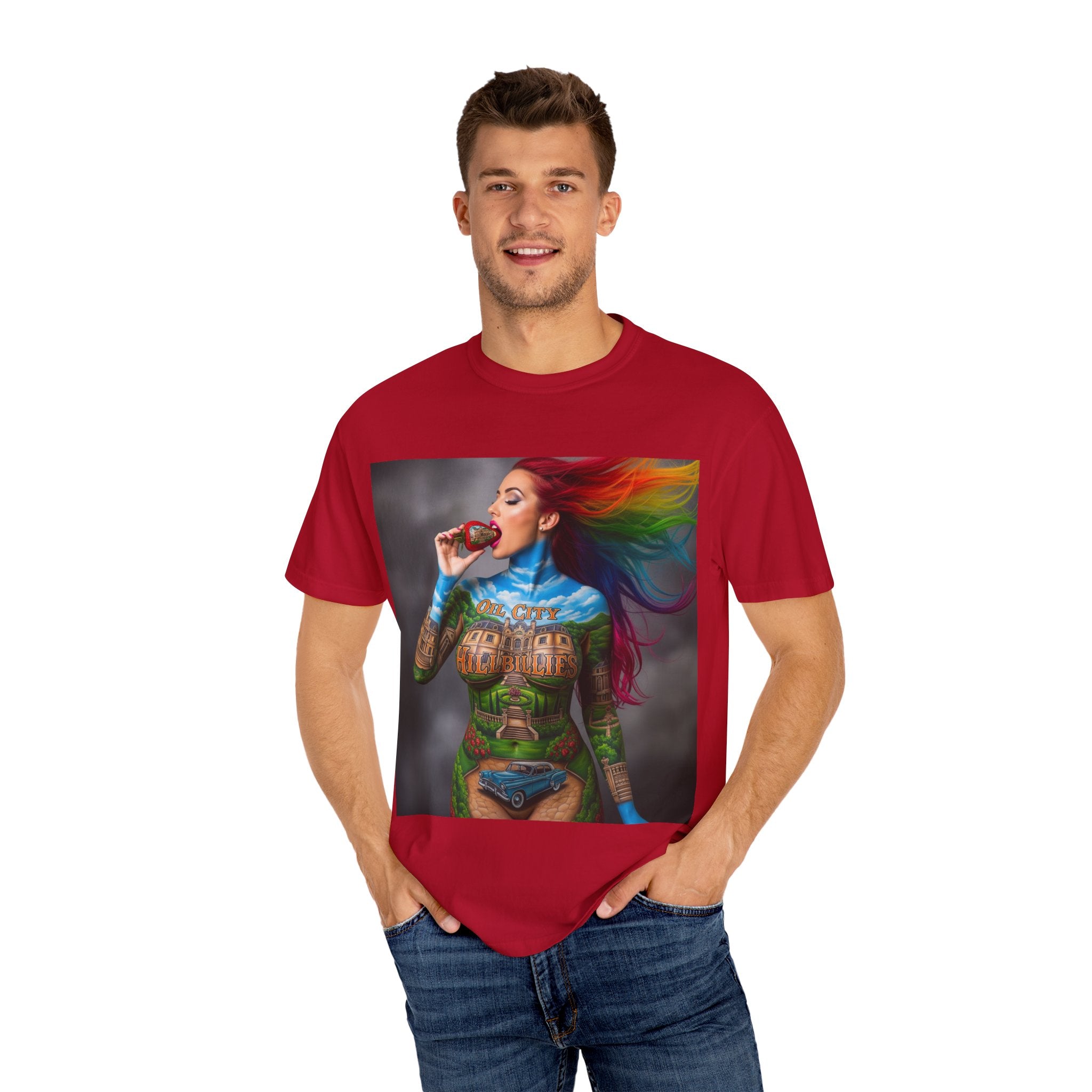 Vibrant Art-Inspired Unisex T-Shirt, Unique Graphic Tee for Art Lovers, Colorful Casual Wear, Gift for Creative Souls, Festival Clothing