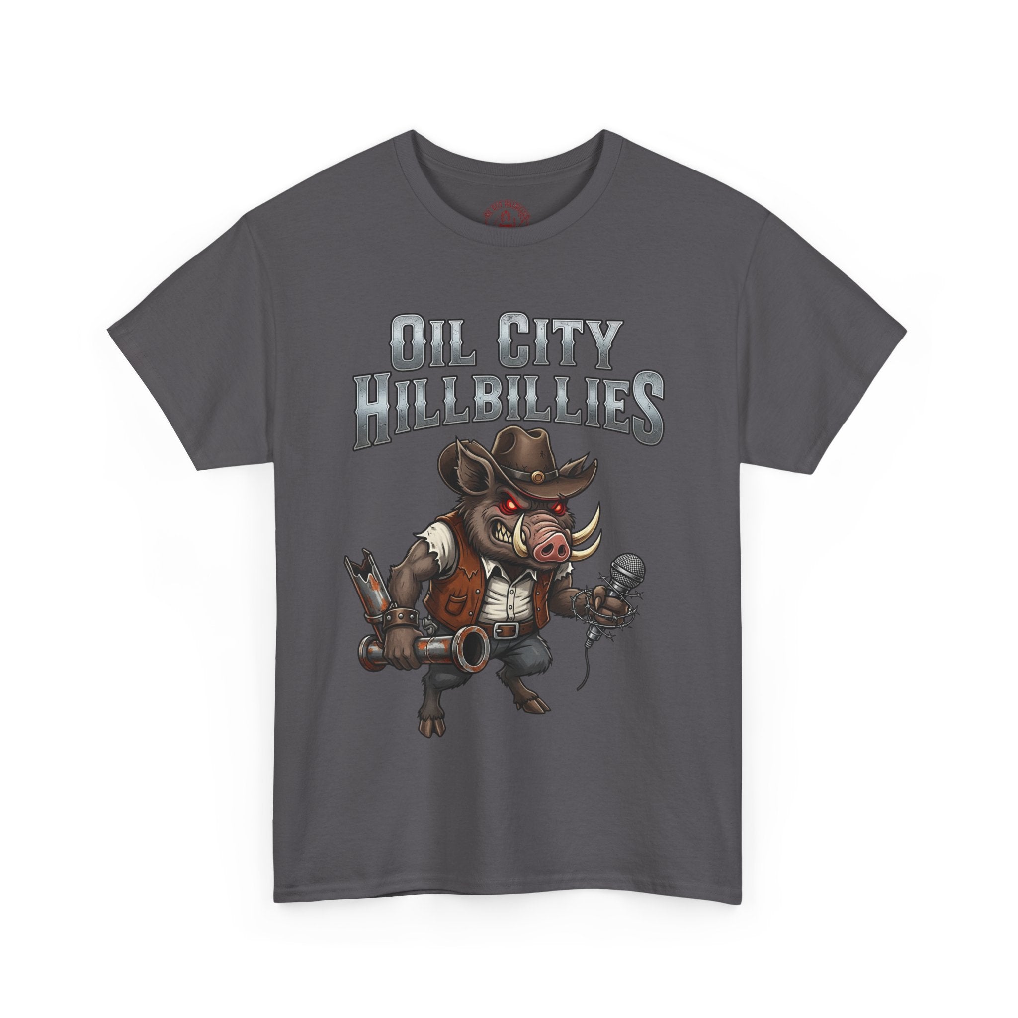 Oil City Hillbillies Unisex Tee - Country Humor Shirt, Vintage Graphic Tee, Perfect for Music Lovers, BBQ Events, Gifting, Everyday Wear