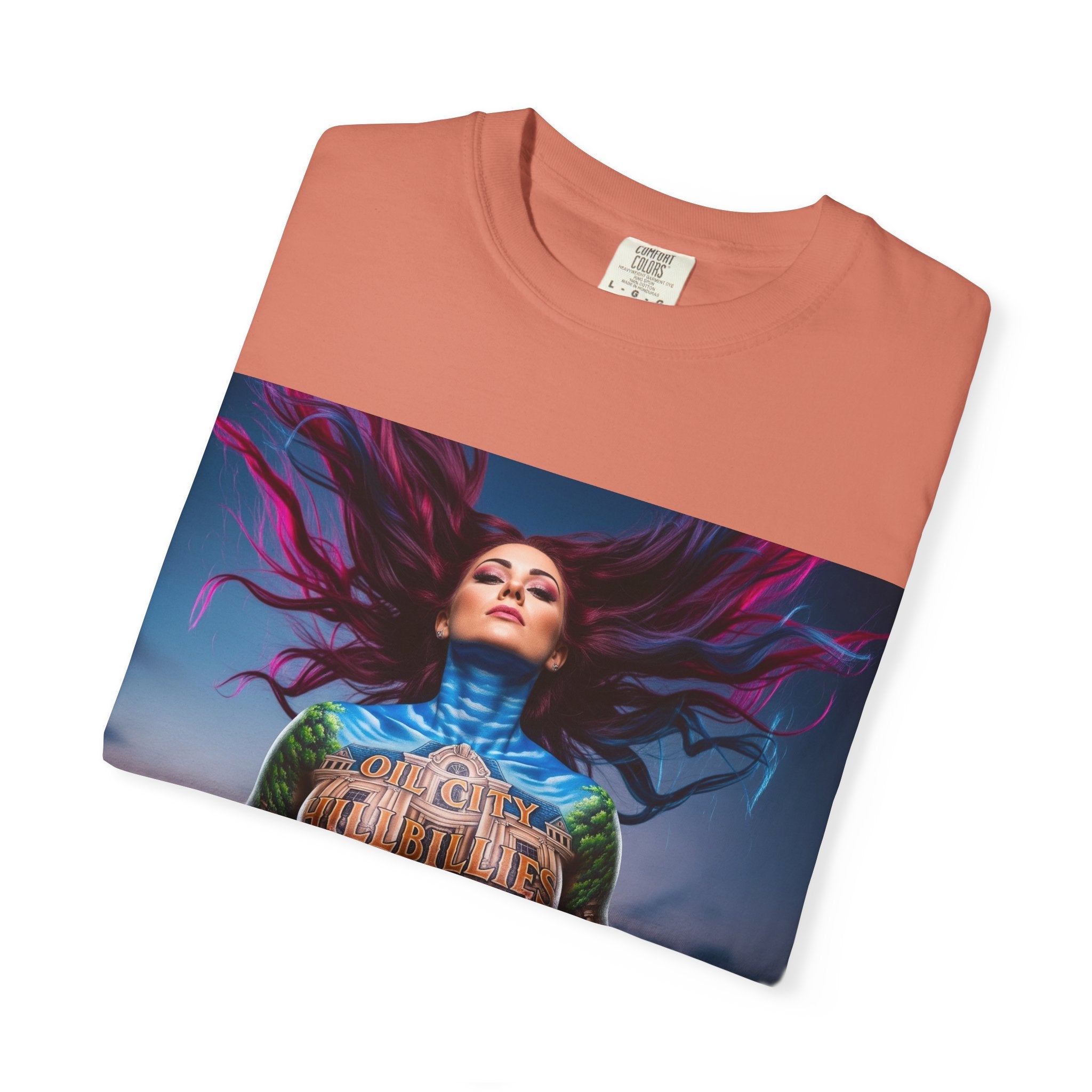 Mystical Spirit T-Shirt | Ethereal Oil City Hillbillies Art Tee, Unisex Graphic Shirt, Bohemian Style, Gift for Her, Festival Wear, Unique Artwear
