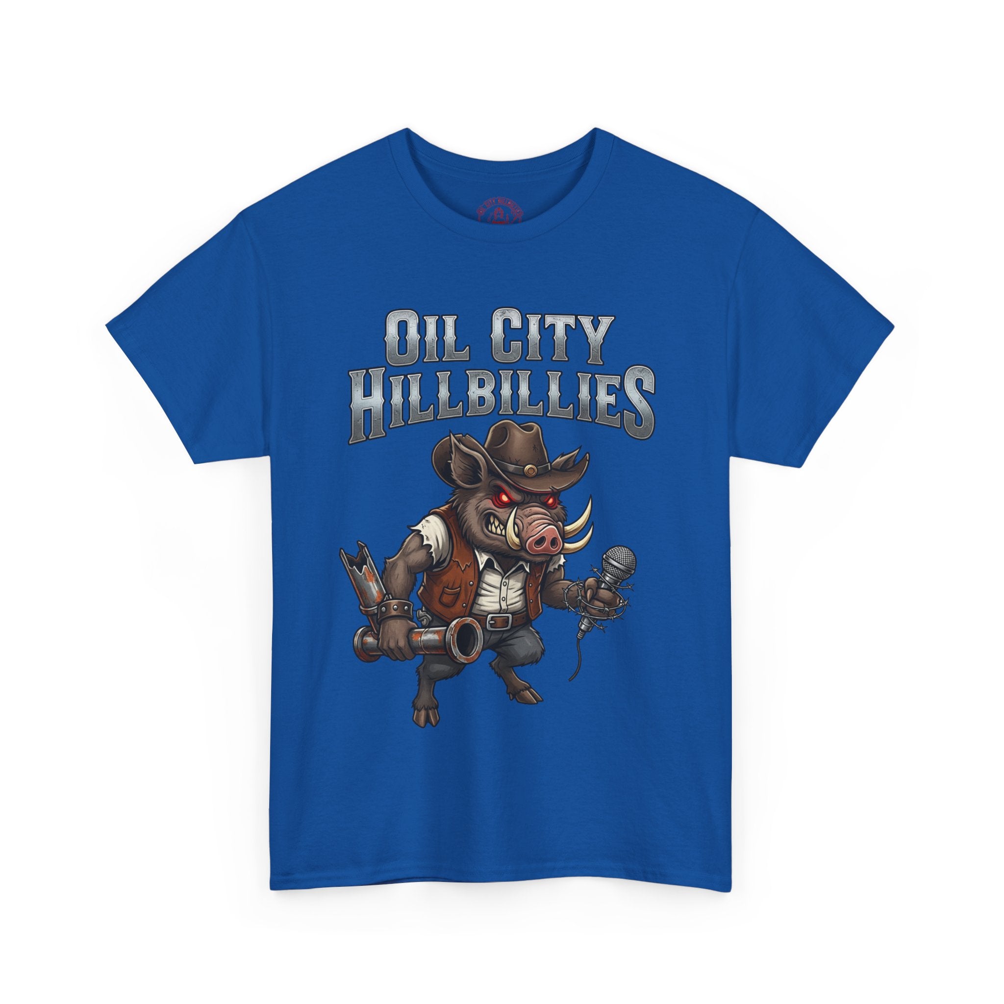 Oil City Hillbillies Unisex Tee - Country Humor Shirt, Vintage Graphic Tee, Perfect for Music Lovers, BBQ Events, Gifting, Everyday Wear