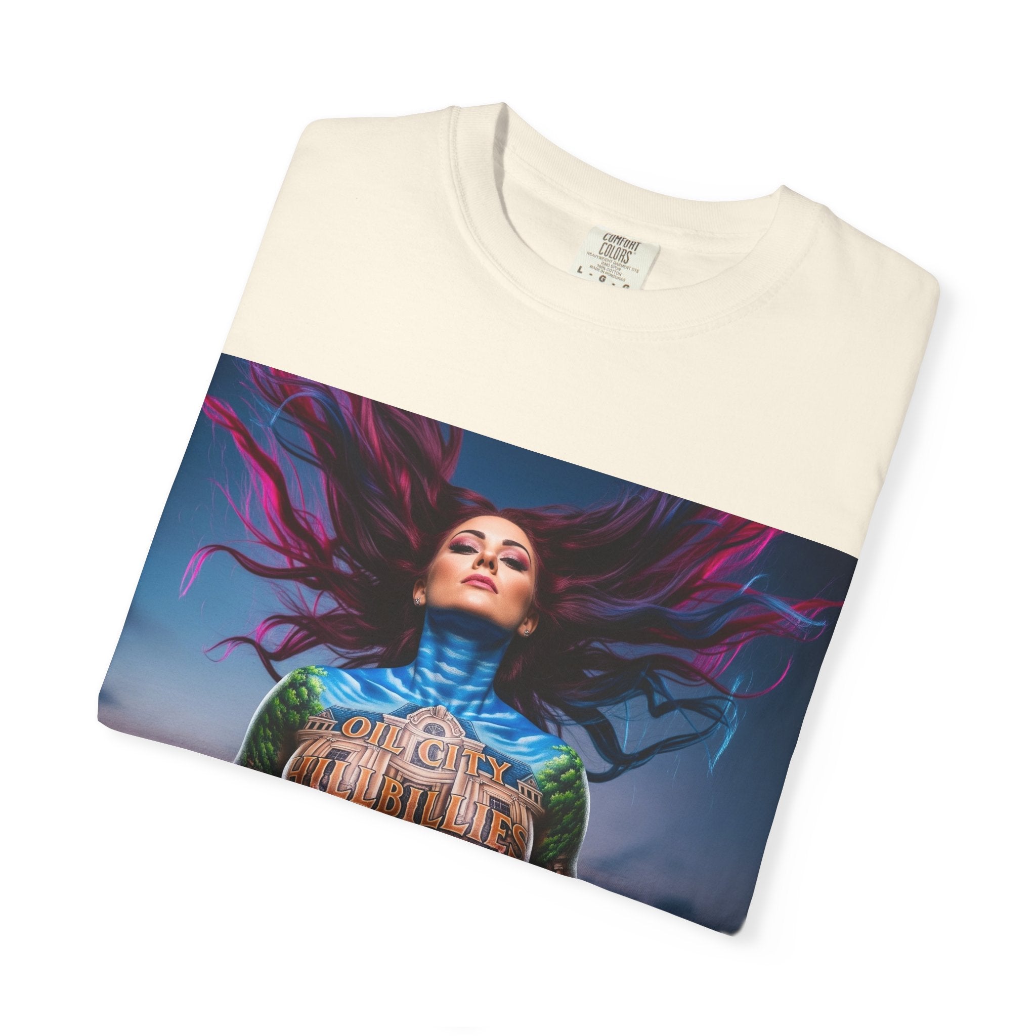 Mystical Spirit T-Shirt | Ethereal Oil City Hillbillies Art Tee, Unisex Graphic Shirt, Bohemian Style, Gift for Her, Festival Wear, Unique Artwear