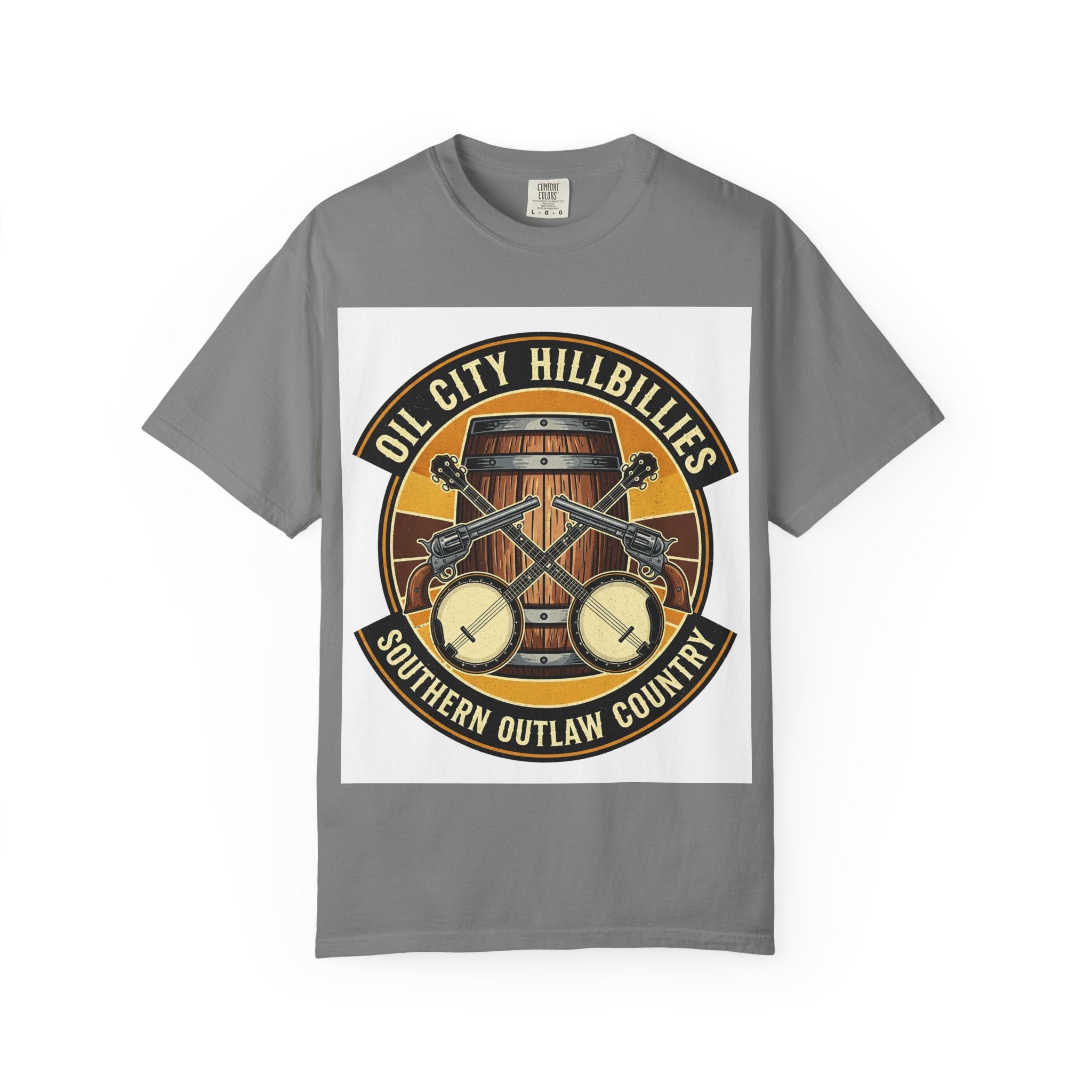 Oil City Hillbillies T-Shirt | Southern Outlaw Country Tee, Music Lover Gift, Vintage Style Shirt, Casual Outfit, Festival Apparel