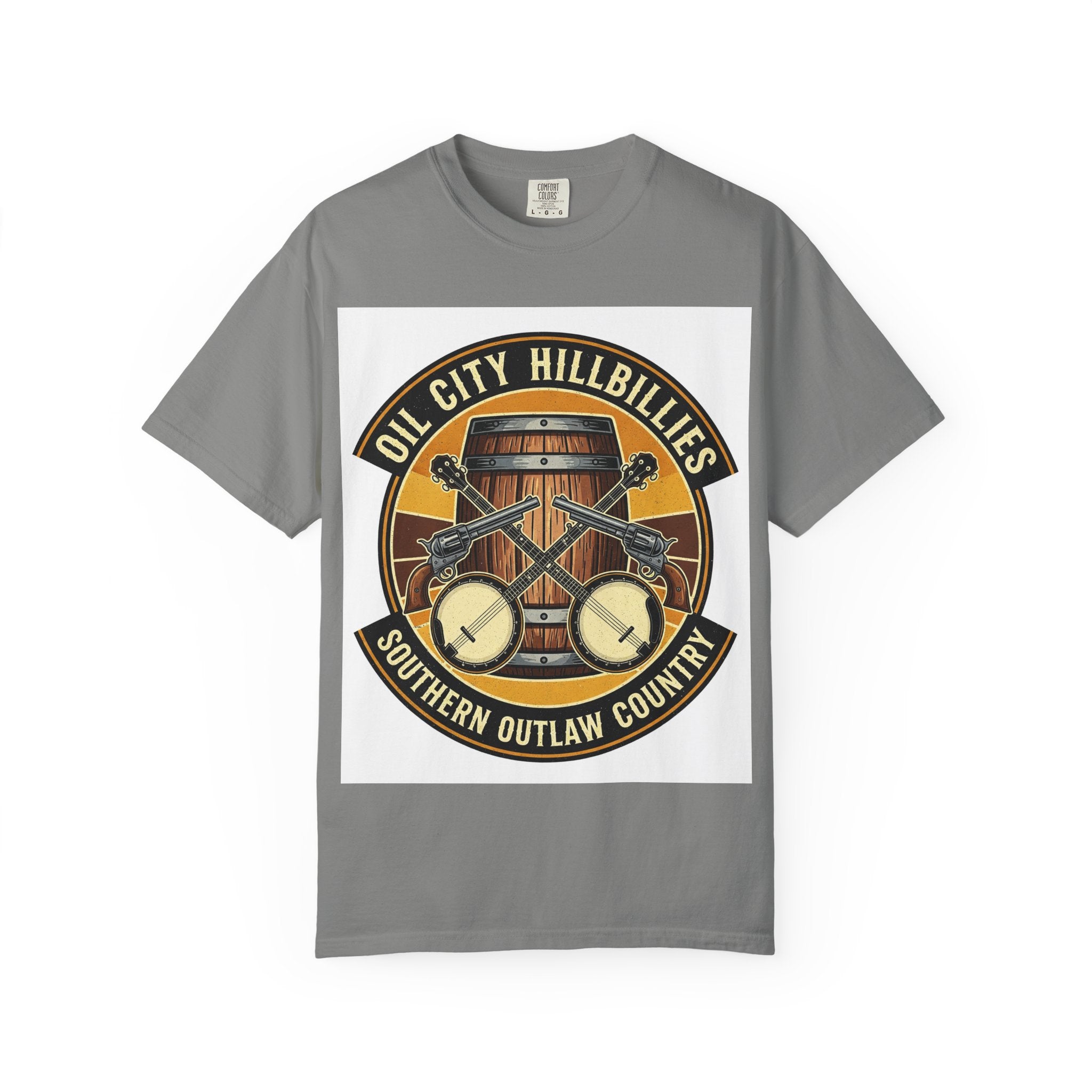 Oil City Hillbillies T-Shirt | Southern Outlaw Country Tee, Music Lover Gift, Vintage Style Shirt, Casual Outfit, Festival Apparel