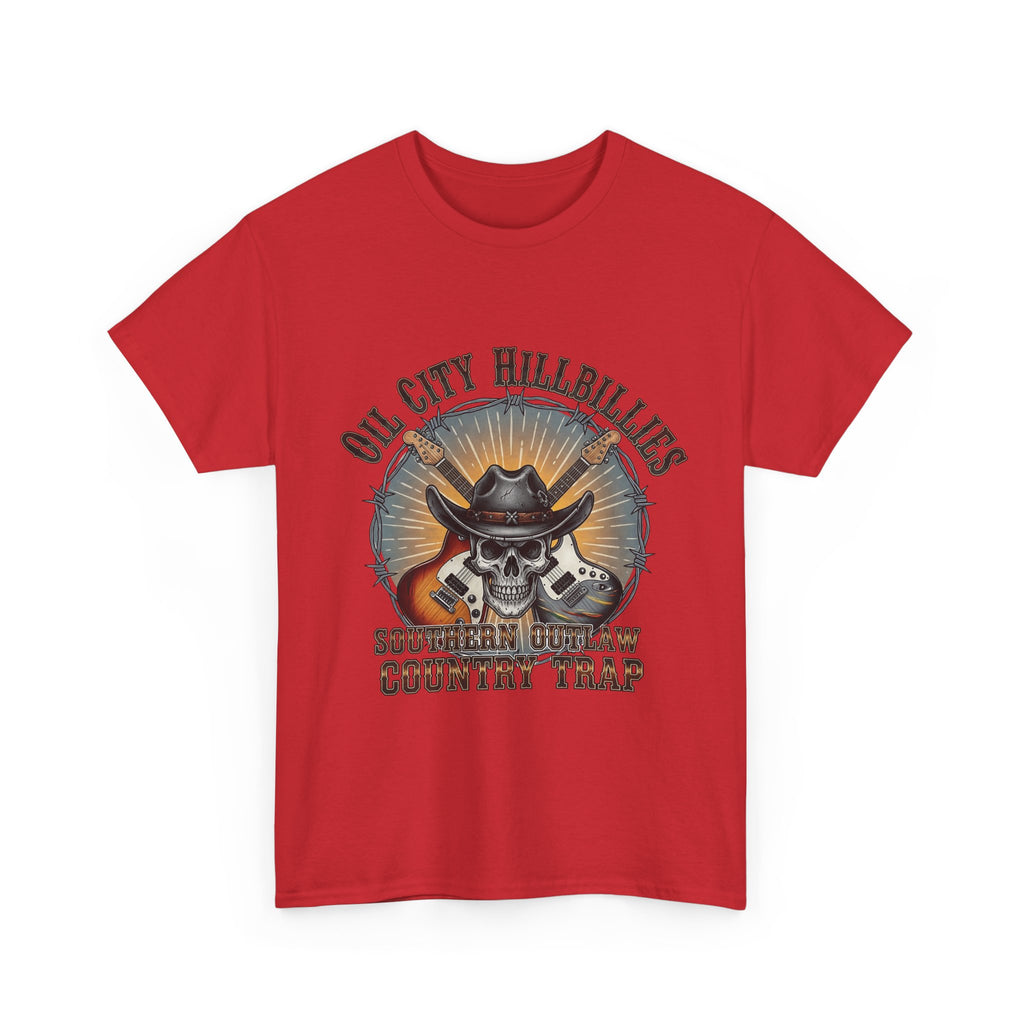 Southern Outlaw Graphic Tee | Unisex Heavy Cotton Tee for Country Music Lovers, Festival Wear, Casual Style, Gift for Him/Her