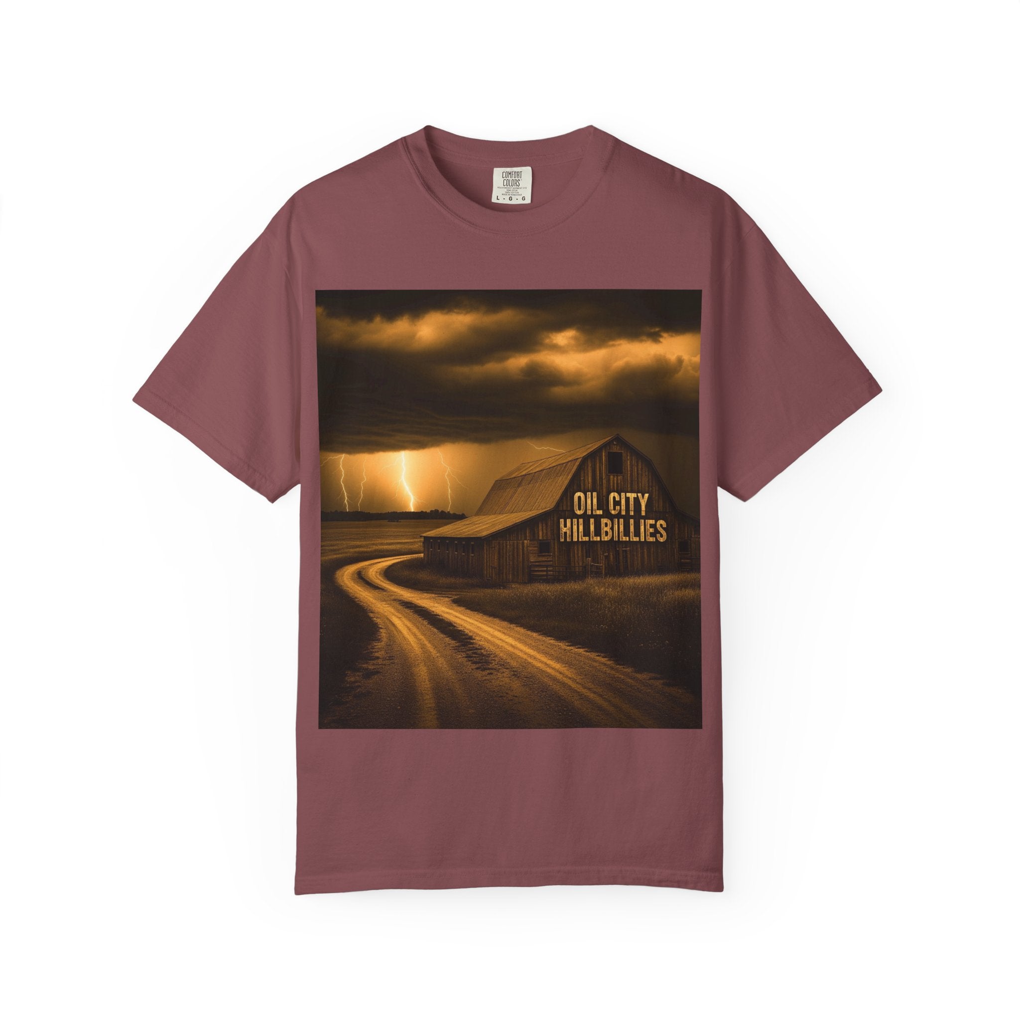 Oil City Hillbillies Vintage Graphic Tee – Unisex Outlaw Country T-Shirt, Southern Rock Band Merch, Country Concert Shirt