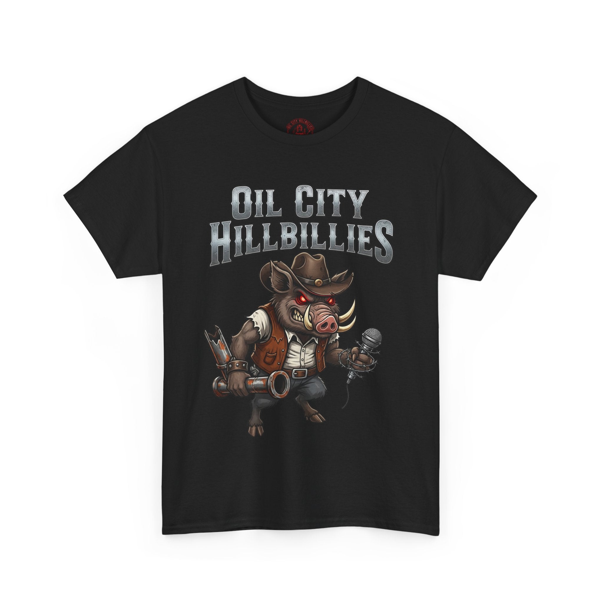 Oil City Hillbillies Unisex Tee - Country Humor Shirt, Vintage Graphic Tee, Perfect for Music Lovers, BBQ Events, Gifting, Everyday Wear