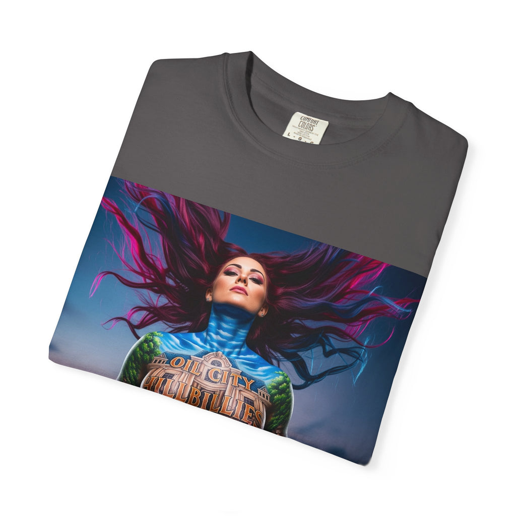 Mystical Spirit T-Shirt | Ethereal Oil City Hillbillies Art Tee, Unisex Graphic Shirt, Bohemian Style, Gift for Her, Festival Wear, Unique Artwear