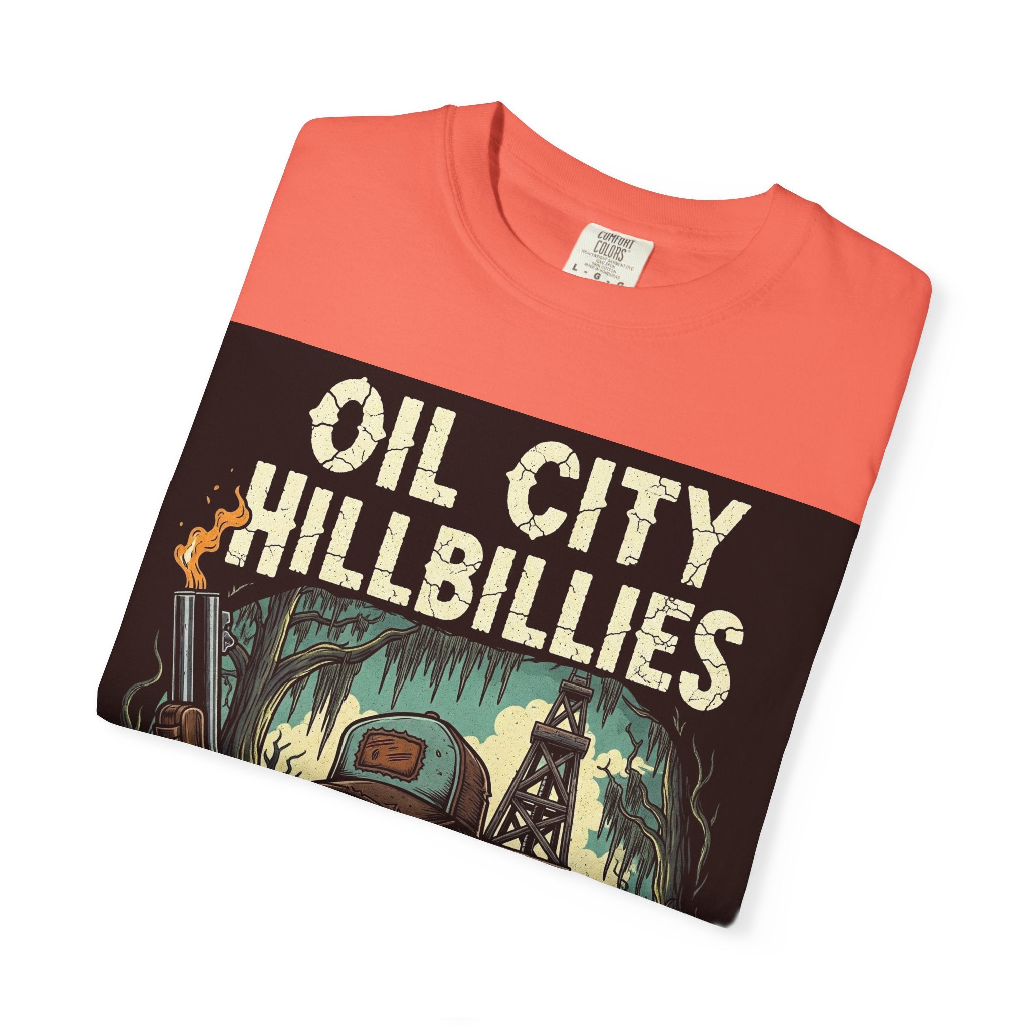 Oil City Hillbillies Unisex T-Shirt – Vintage Graphic Tee, Funny Gift, Casual Wear, Festive Party Shirt, 90s Nostalgia Style