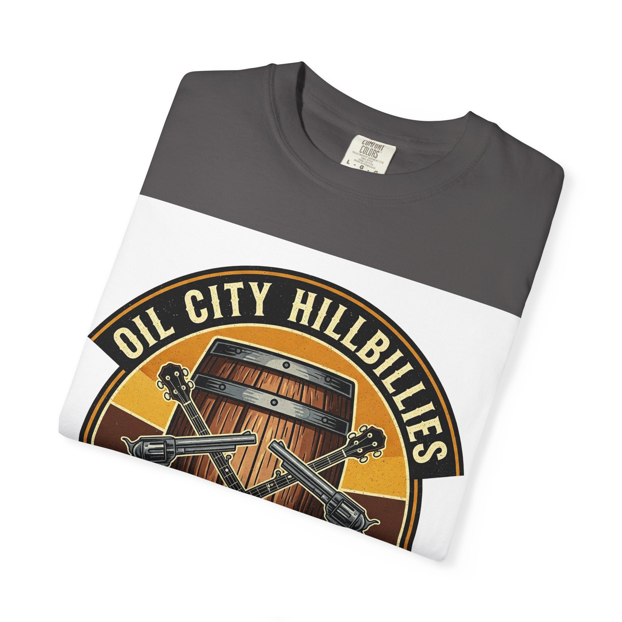 Oil City Hillbillies T-Shirt | Southern Outlaw Country Tee, Music Lover Gift, Vintage Style Shirt, Casual Outfit, Festival Apparel